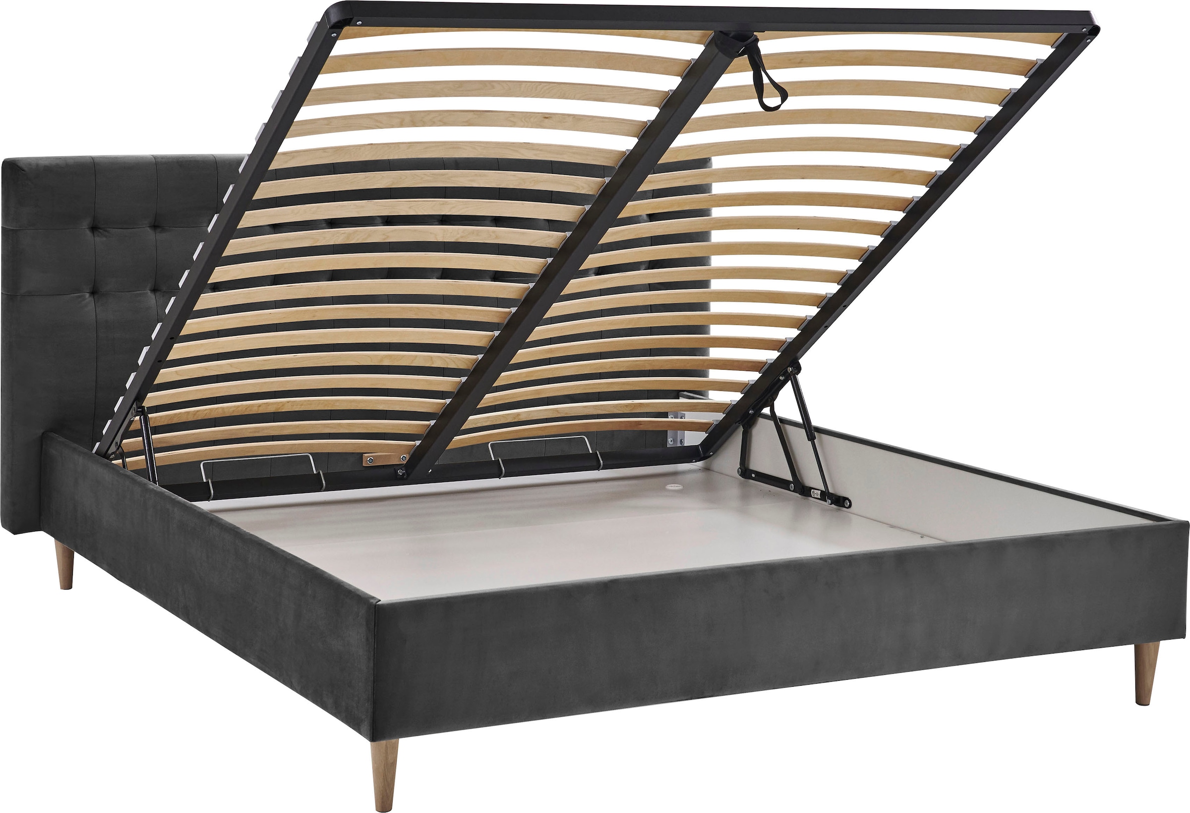 ATLANTIC home collection Polsterbett »Veronika« mit Bettkasten und Lattenrost