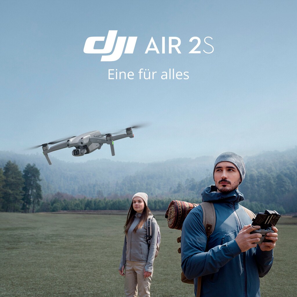 dji Drohne »AIR 2S Fly More Combo«, Drohnen, 1-Zoll CMOS-Sensor, 5,4K Video, Hindernisvermeidung in 4 Richtungen, 31-Min Flugzeit, MasterShots