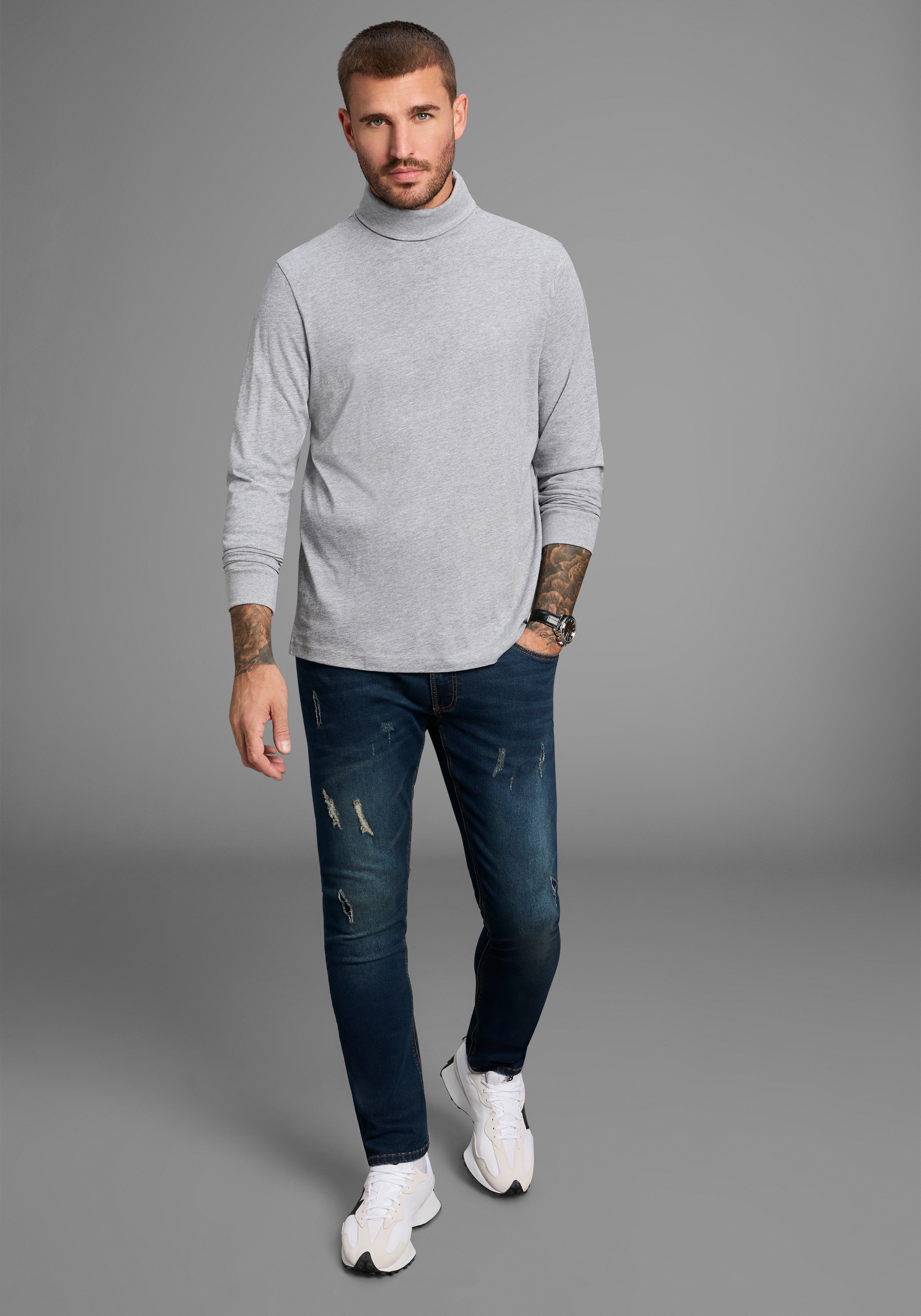 Bruno Banani Rollkragenshirt, auch zum Unterziehen