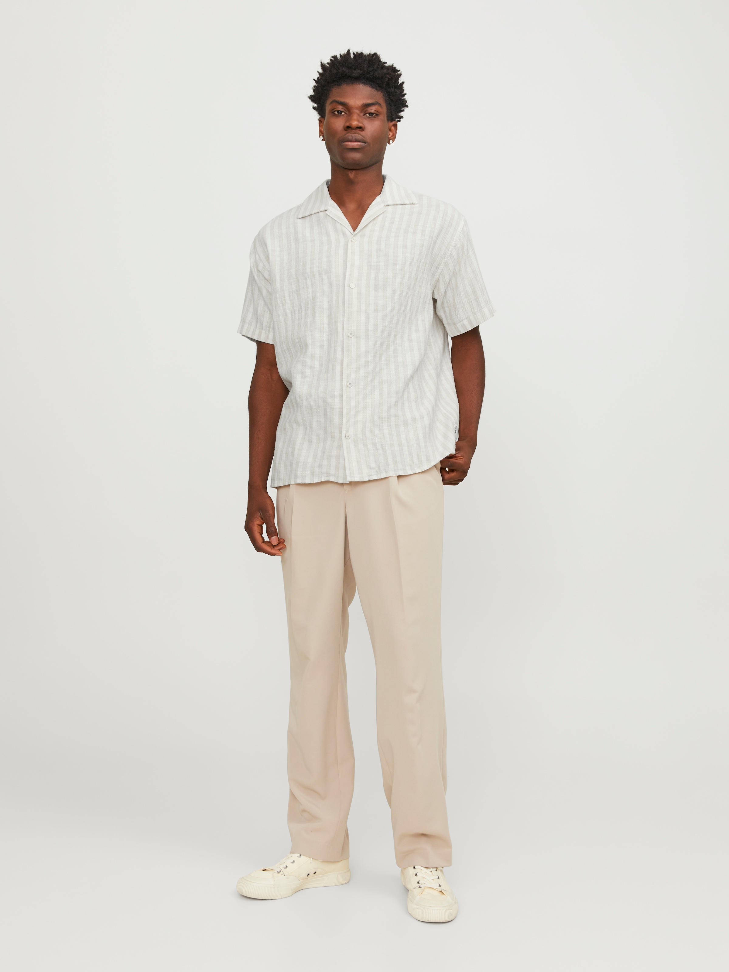 Jack & Jones Kurzarmhemd »JORCOBA STRIPE RESORT SHIRT SS SN«