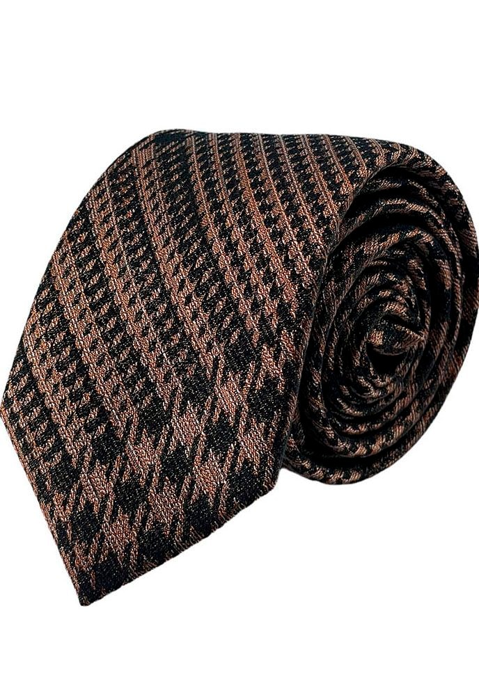 MONTI Krawatte, aus reiner Seide, mit ausgefallenem Herbst-Winter-Design