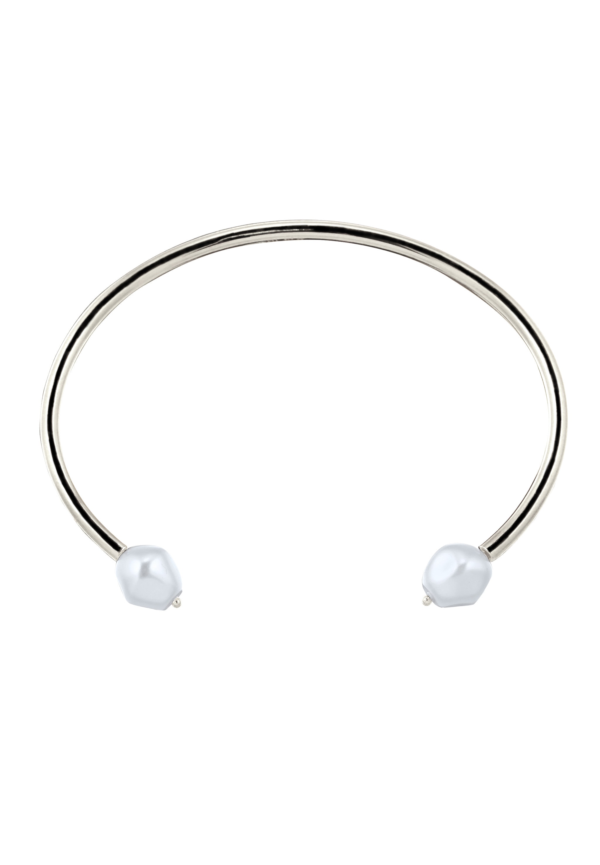 Elli Premium Armreif »Armband Armreif mit Perlen von Swarovski(R) 925 Sterling Silber«