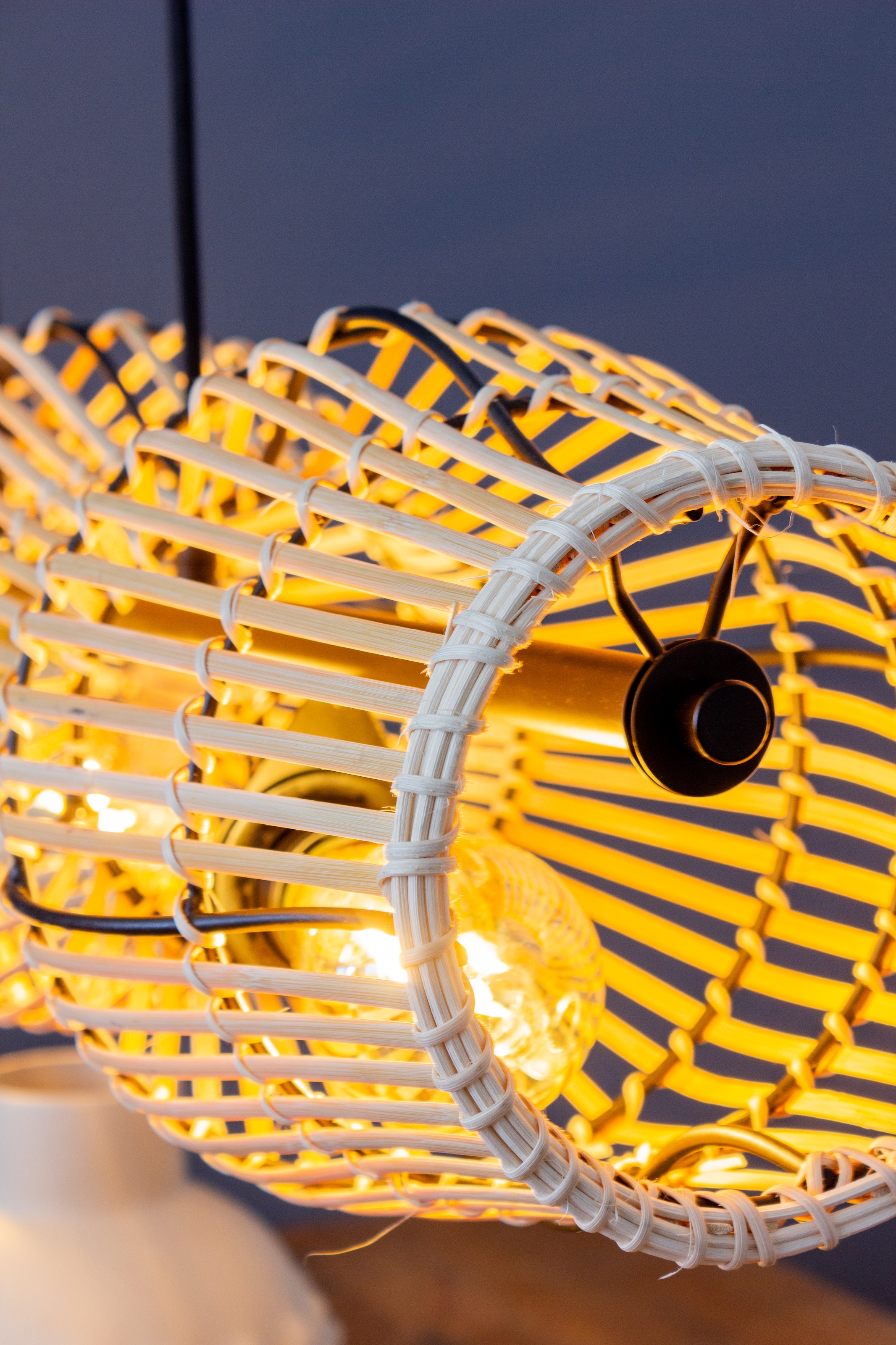 ECO-LIGHT Pendelleuchte »Bamboo«, 4 flammig, Leuchtmittel E27 | ohne Leuchtmittel