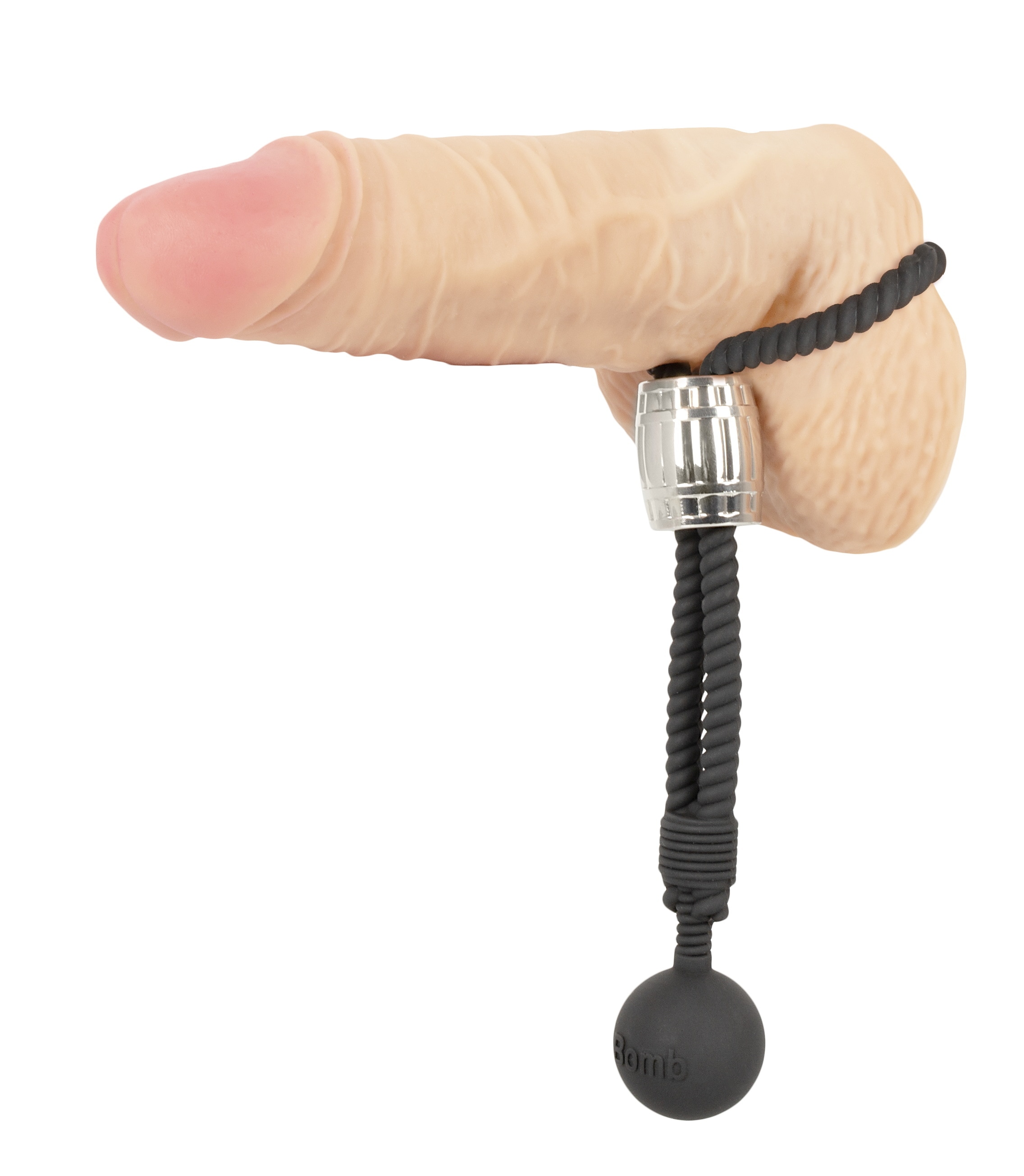 REBEL Penisring »Penisschlaufe Heavy Rope Cock Strap with Ball«