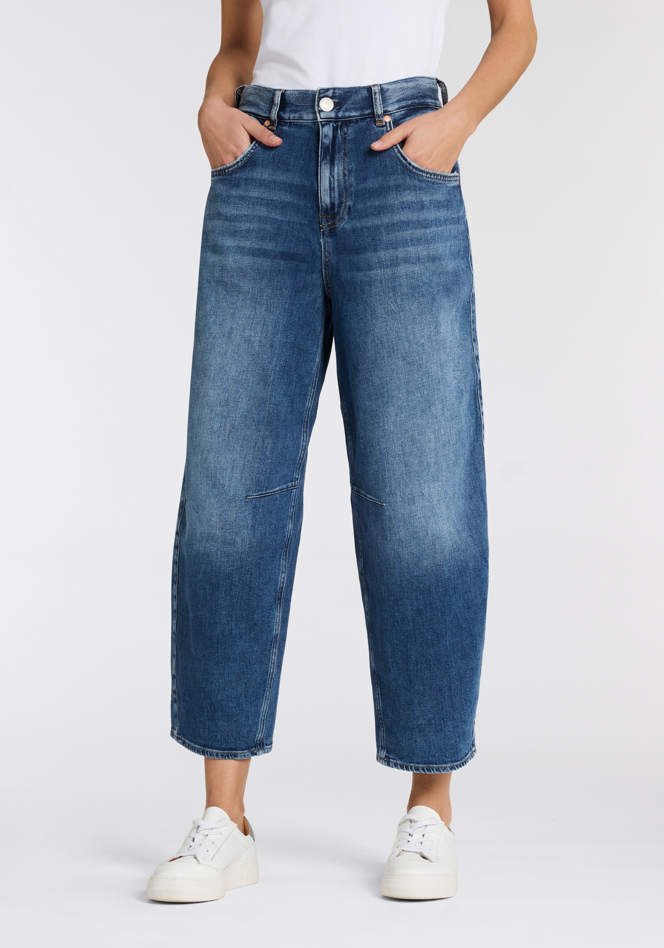 Herrlicher 5-Pocket-Jeans »Barrow Denim Stretch« im Barrel Fit