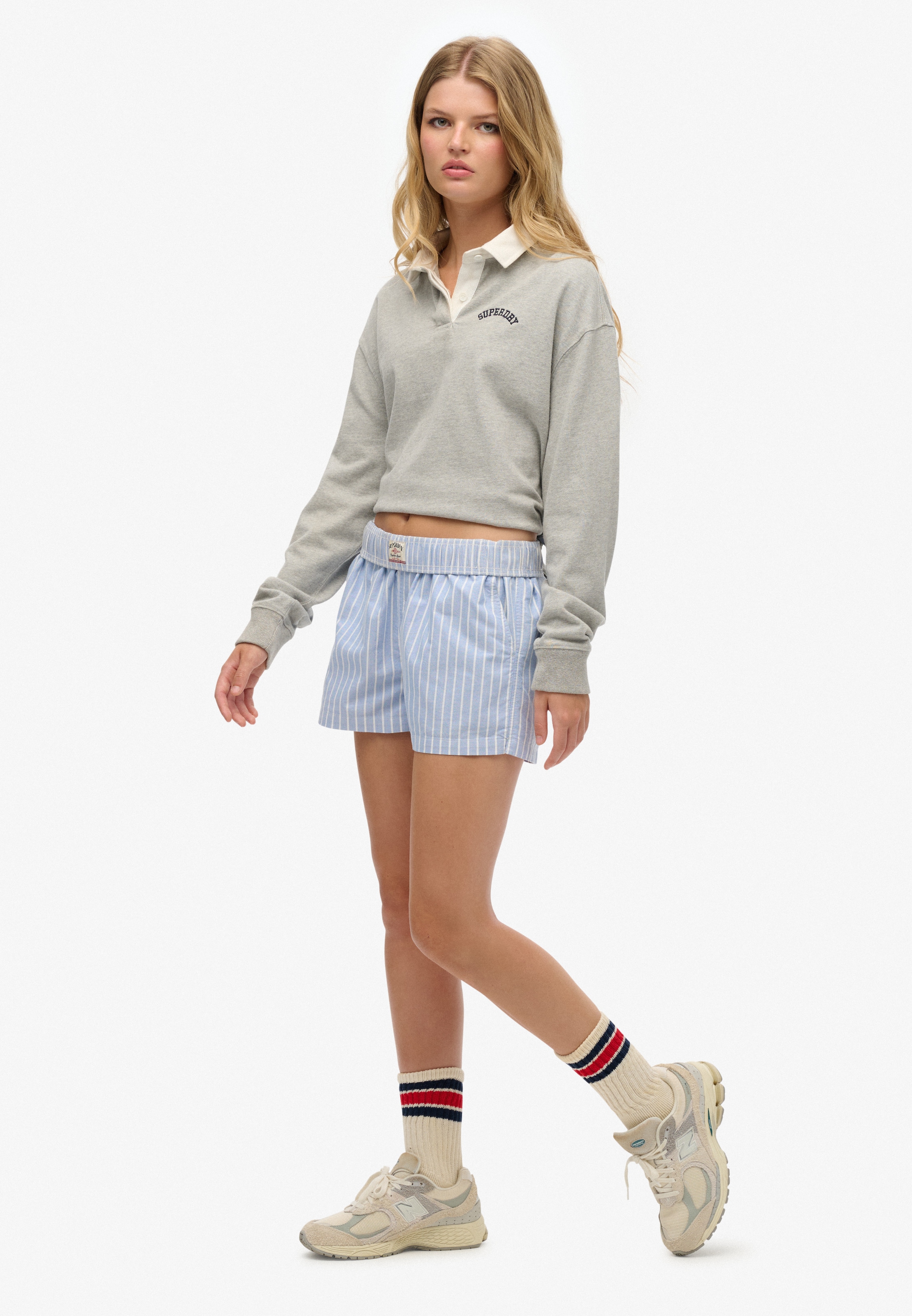 Superdry Shorts »COTTON STRIPE ELASTIC SHORT«