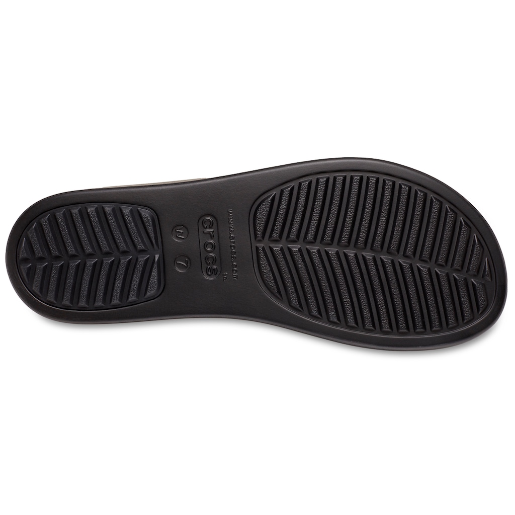 Crocs Pantolette »Brooklyn Low Wedge«, Plateau, Sommerschuh, Schlappen mit Schnallenverschluss