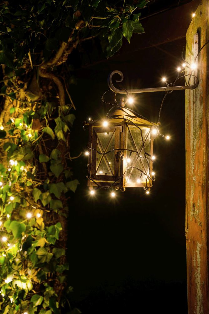 KONSTSMIDE LED-Lichterkette »Weihnachtsdeko aussen«, gefrostet, 80 warm weiße Dioden