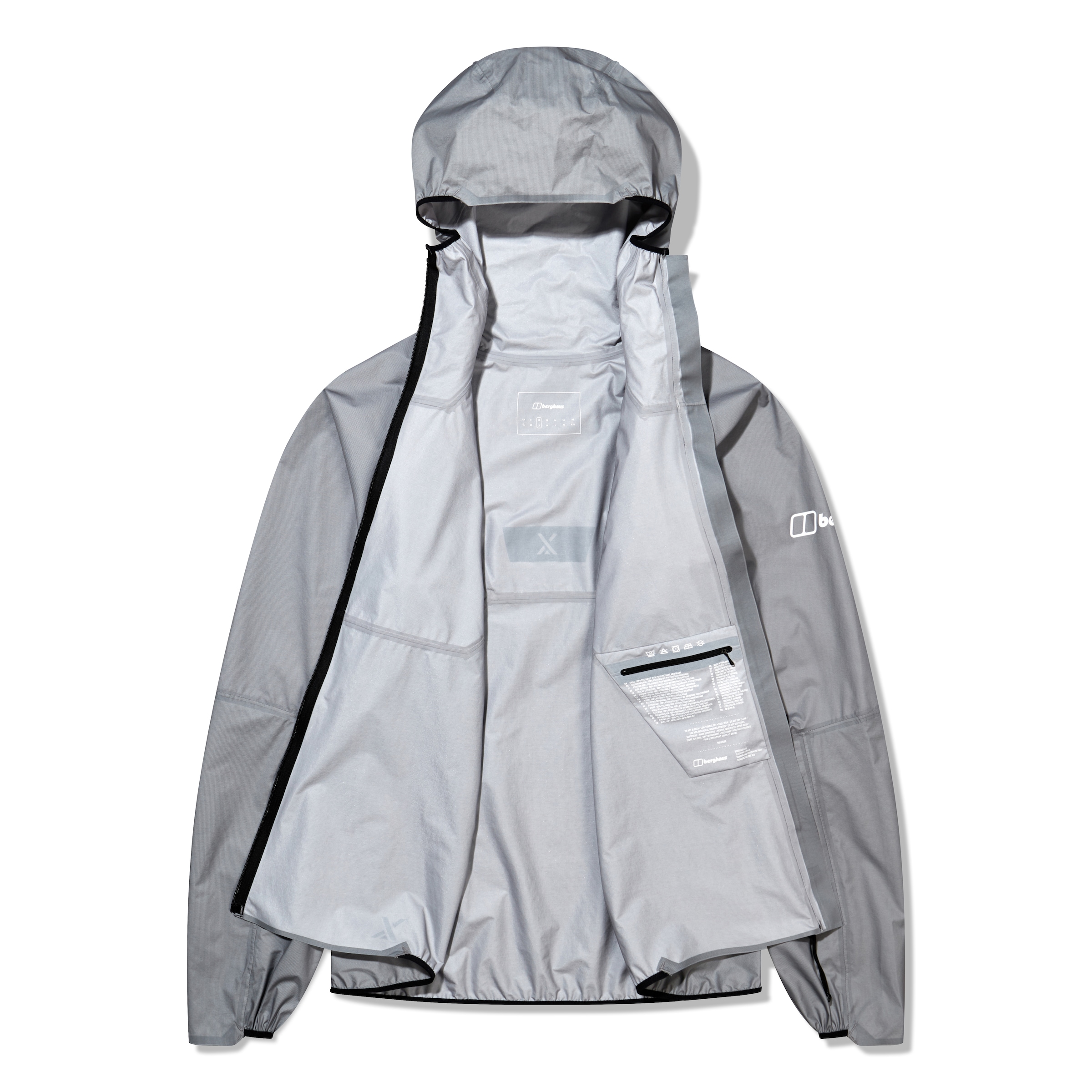Berghaus Regenjacke »W MTN GUIDE HYPER LT JKT« wasserdicht, winddicht, mit Reißverschluss, normale Länge