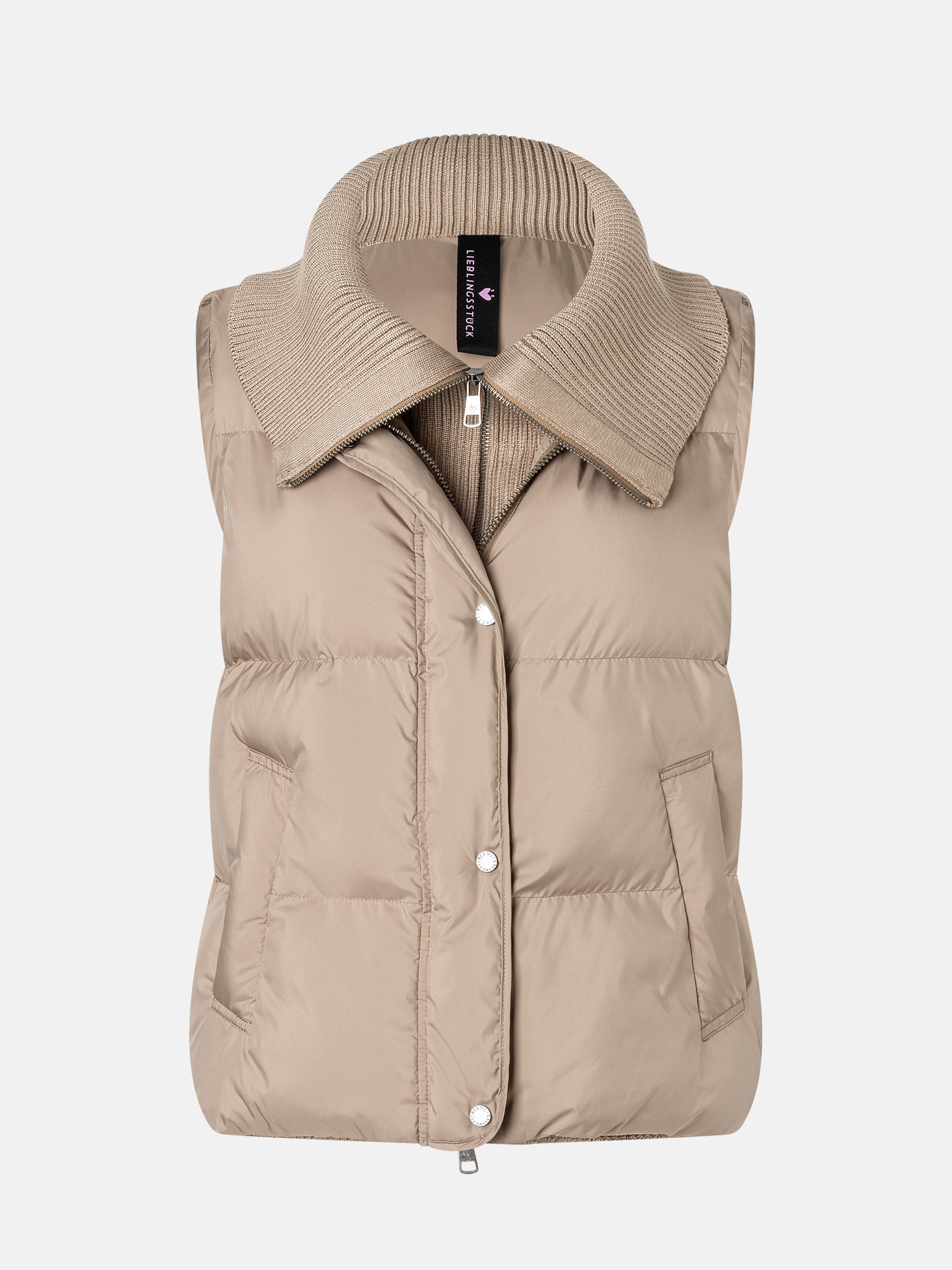 Lieblingsstück Steppweste »BatonL« mit Strick-Details