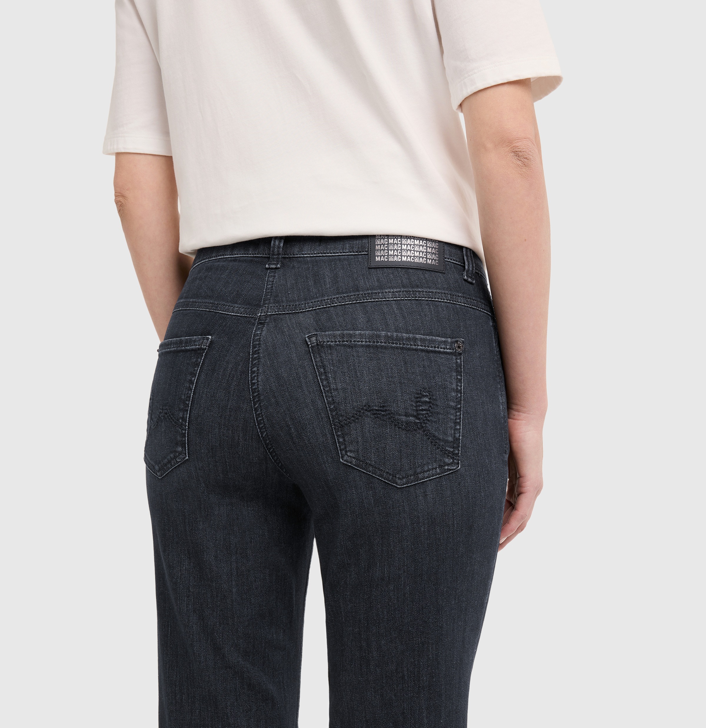 MAC Bootcut-Jeans Verzierung an den Vordertaschen