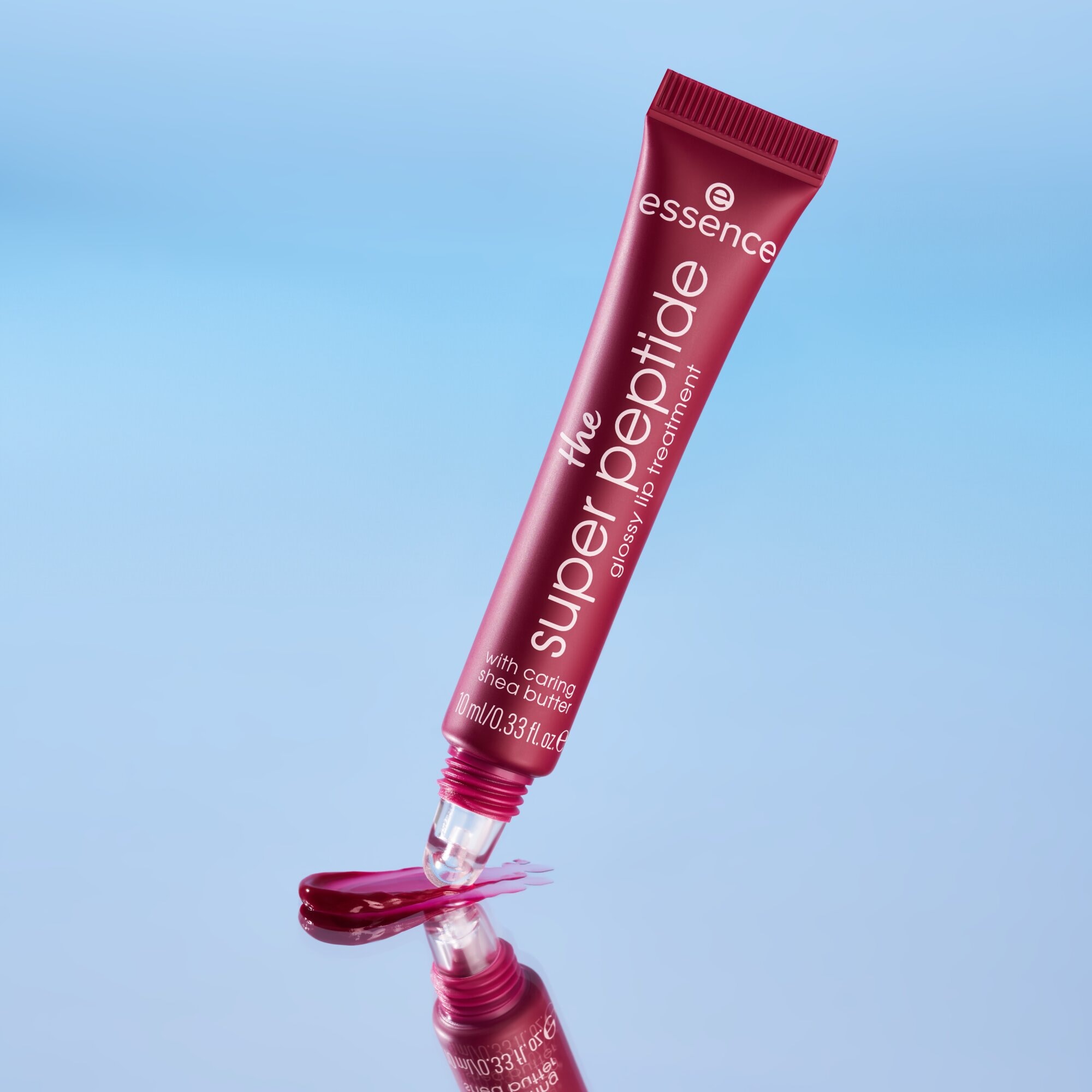 Essence Lipgloss »the super peptide glossy lip treatment«