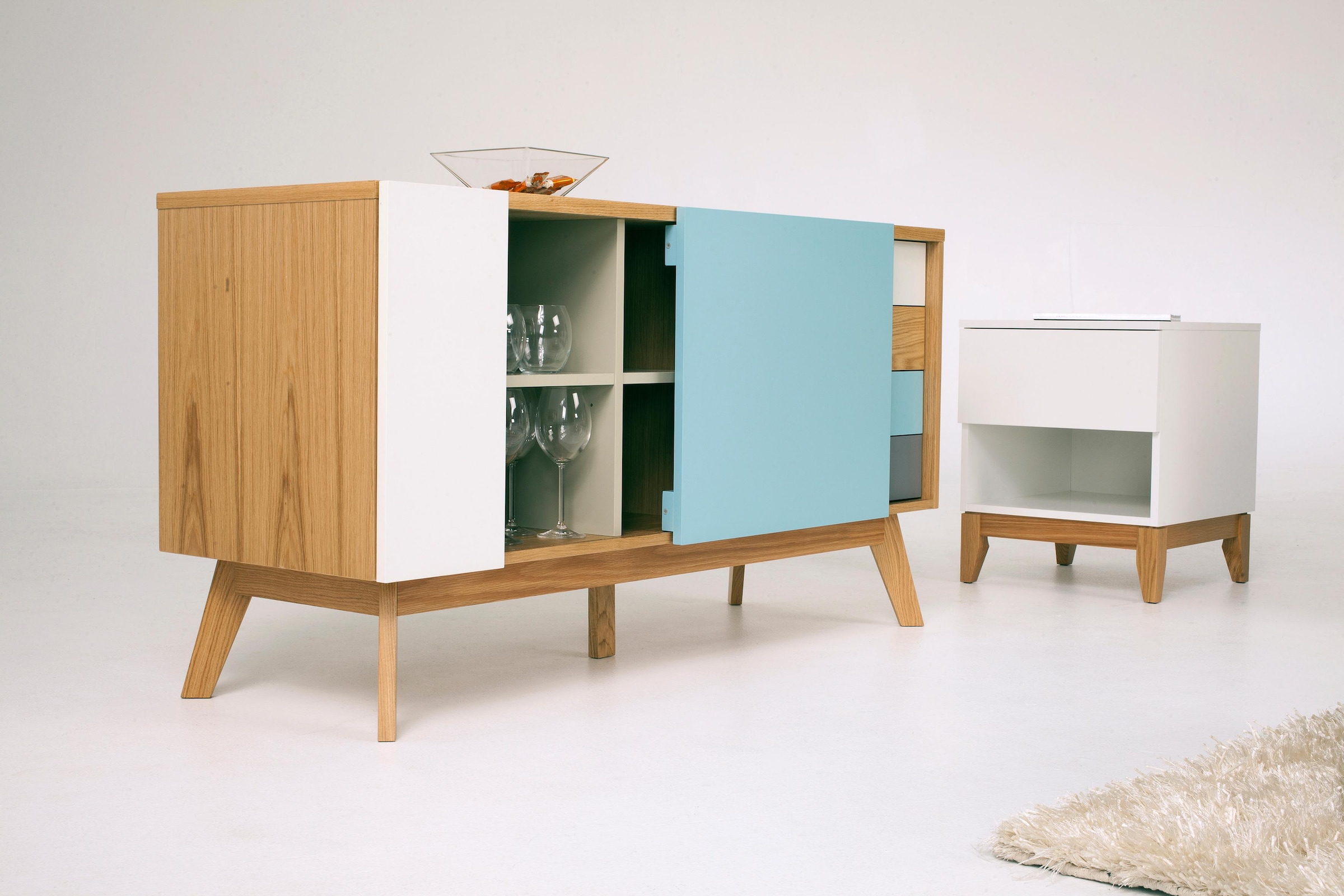 Sideboard »Estera«, Sideboard, Breite 135 cm, im angesagten skandinavischen Look