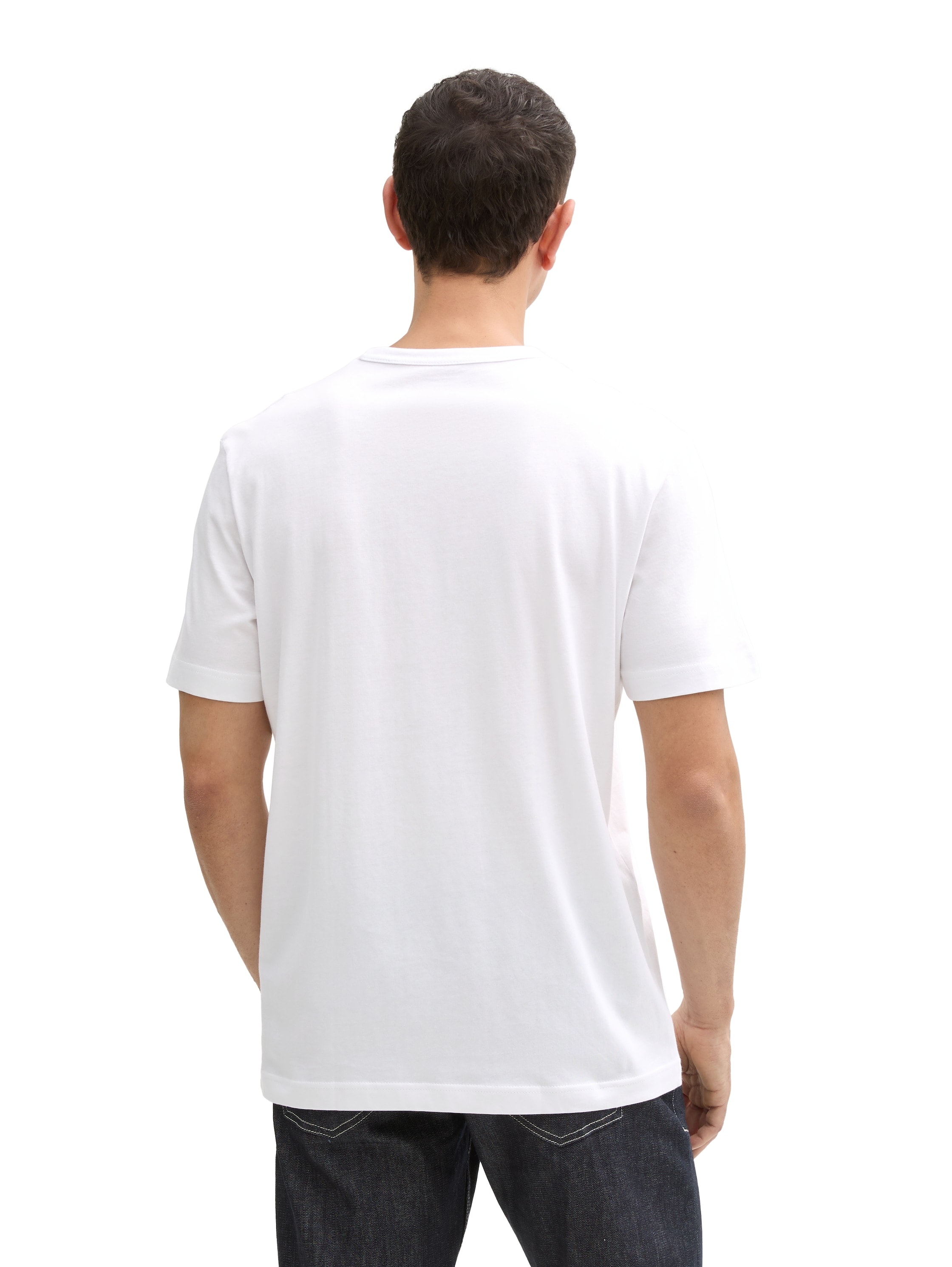 TOM TAILOR T-Shirt, (Packung, 2 tlg.), mit Ton-in-Ton Logo