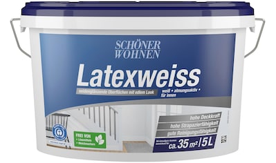 SCHÖNER WOHNEN-Kollektion Latexfarbe »Latexweiß«, 5 l, DIN EN 13 300 kaufen