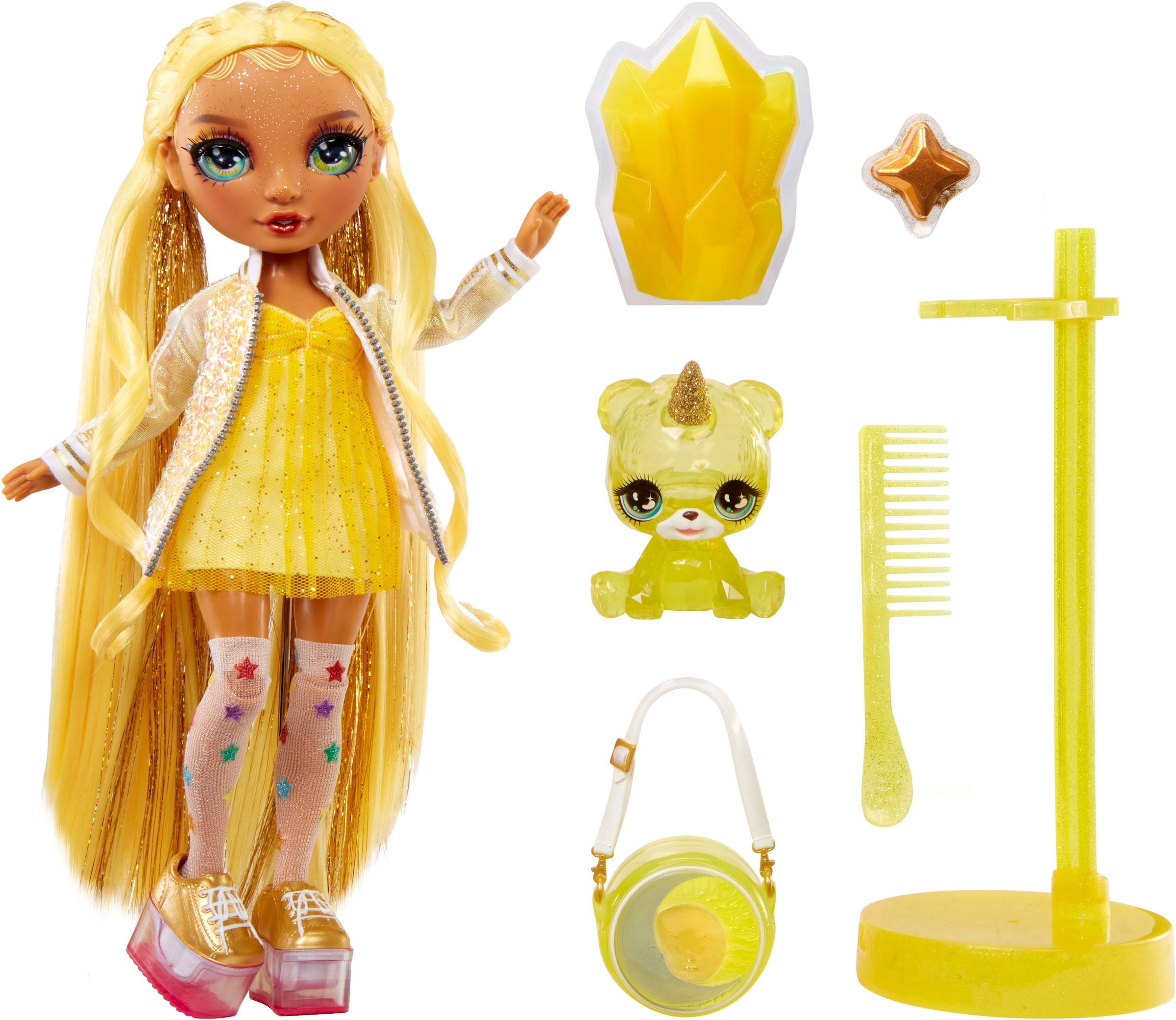 RAINBOW HIGH Anziehpuppe »Classic Rainbow Fashion Doll- Sunny (yellow)«