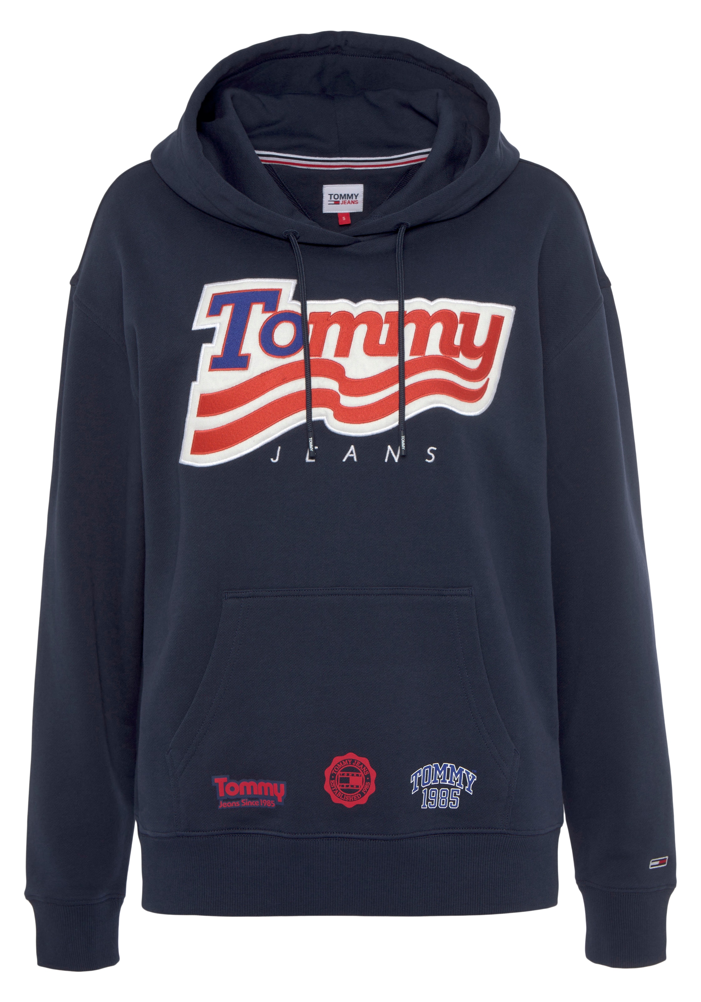 Kapuzensweatshirt »TJW RELAXED TOMMY HOODIE«, mit auffälligen Tommy Jeans Logo