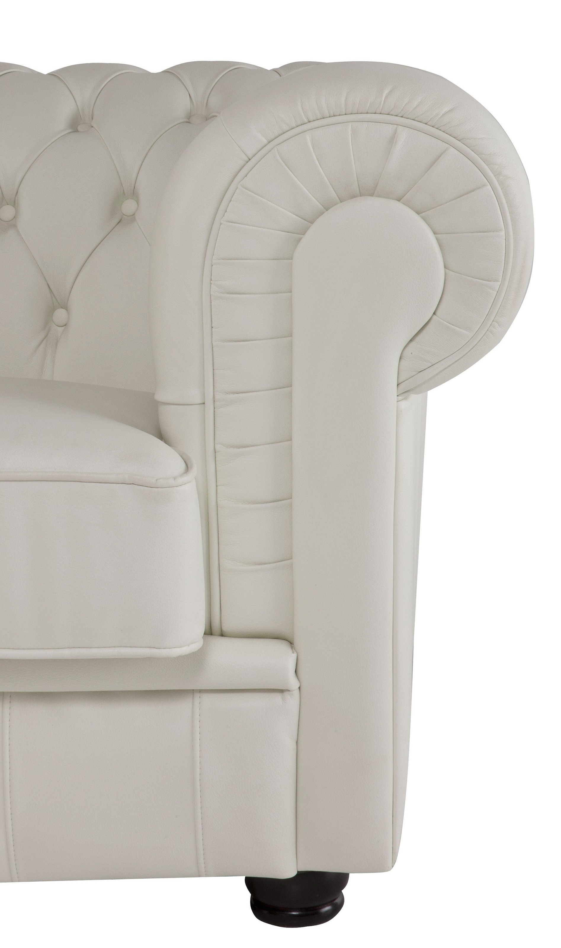 Max Winzer® Chesterfield-Sofa »Kent 2-Sitzer, edel und bequem, hochwertige Detailverarbeitung«, mit aufwendiger Knopfheftung, komfortable Armlehne, Breite 175 cm