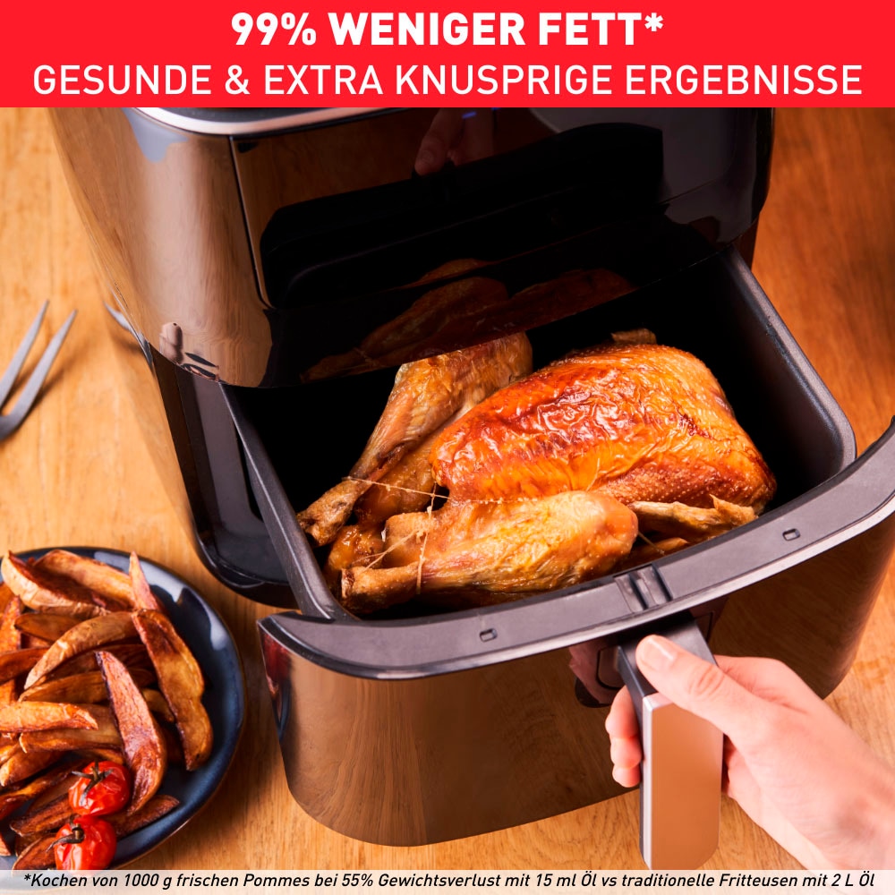 Tefal Heißluftfritteuse »Easy Fry Grill & Steam«, 1700 W, Grill + Dampfgarer, 7 automatische Programme, 6,5 Liter, Timer, FW2018