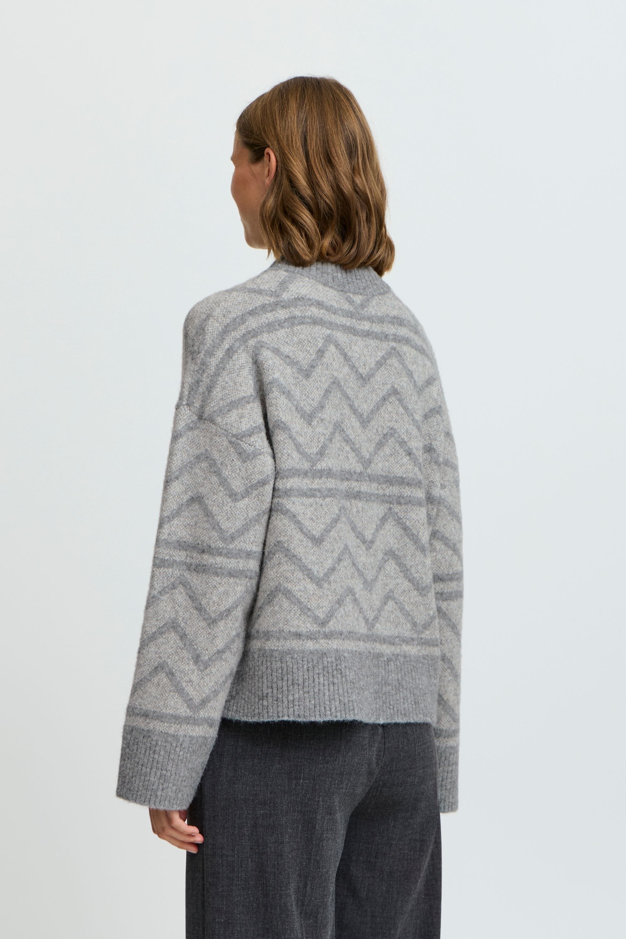 b.young Strickfleece-Pullover »Strickpullover BYOmea«