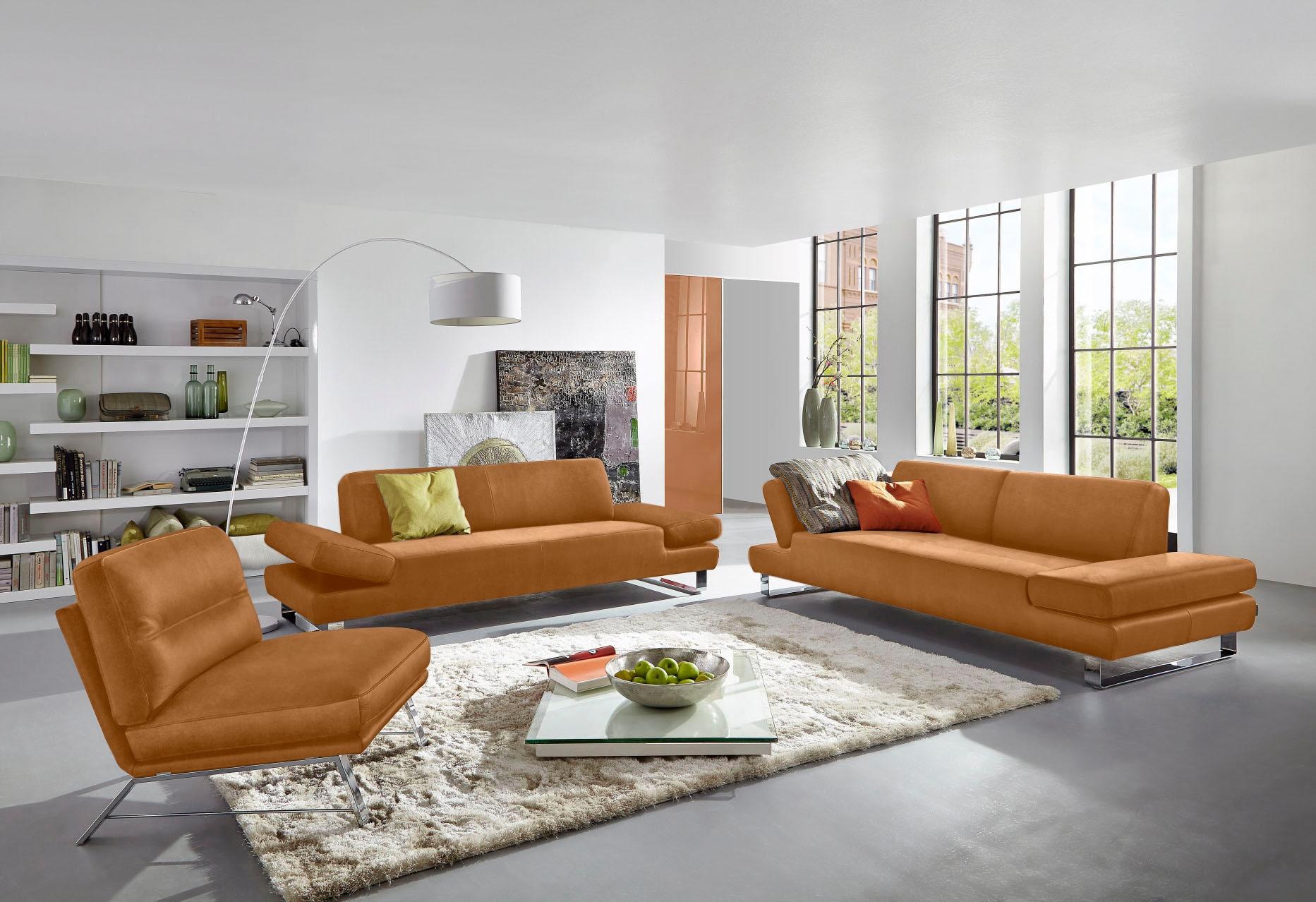 W.SCHILLIG 2-Sitzer »taboo Designsofa mit hohem Sitzkomfort«, mit Normaltiefe, inklusive Armlehnenverstellung