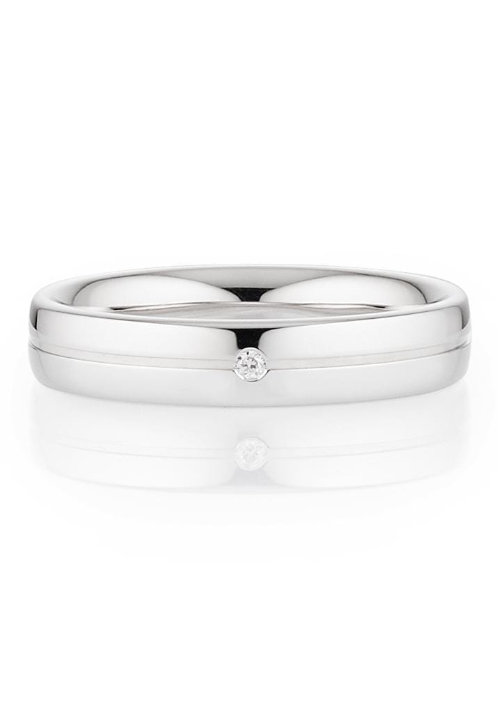 Bruno Banani Trauring »Schmuck Geschenk, Ehering Hochzeit Damenring Herrenring«, wahlweise mit oder ohne Brillant, Made in Germany