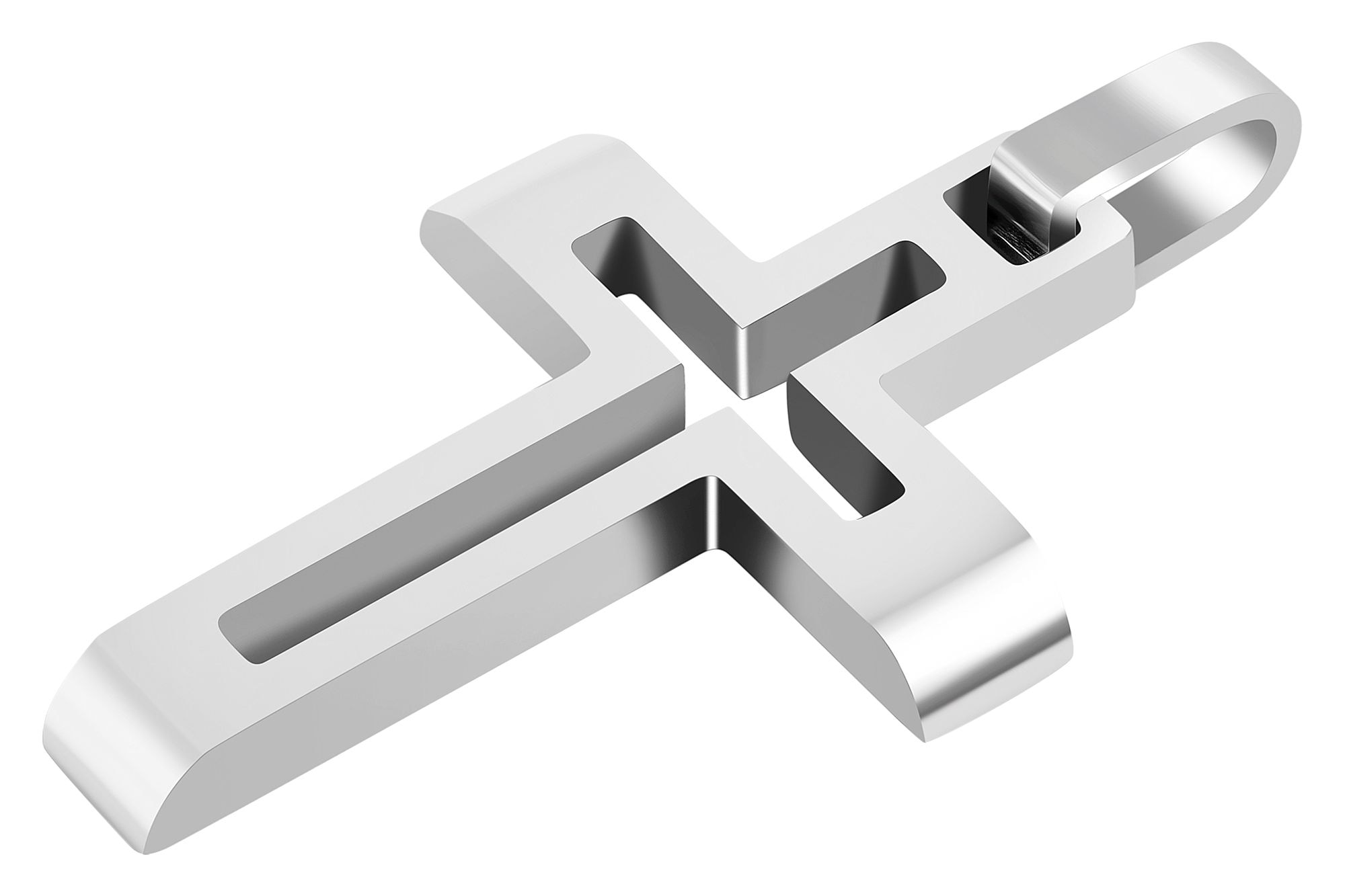 Adelia´s Kreuzanhänger »Herren Anhänger ¿ Kreuz Kreuzanhänger aus Edelstahl«