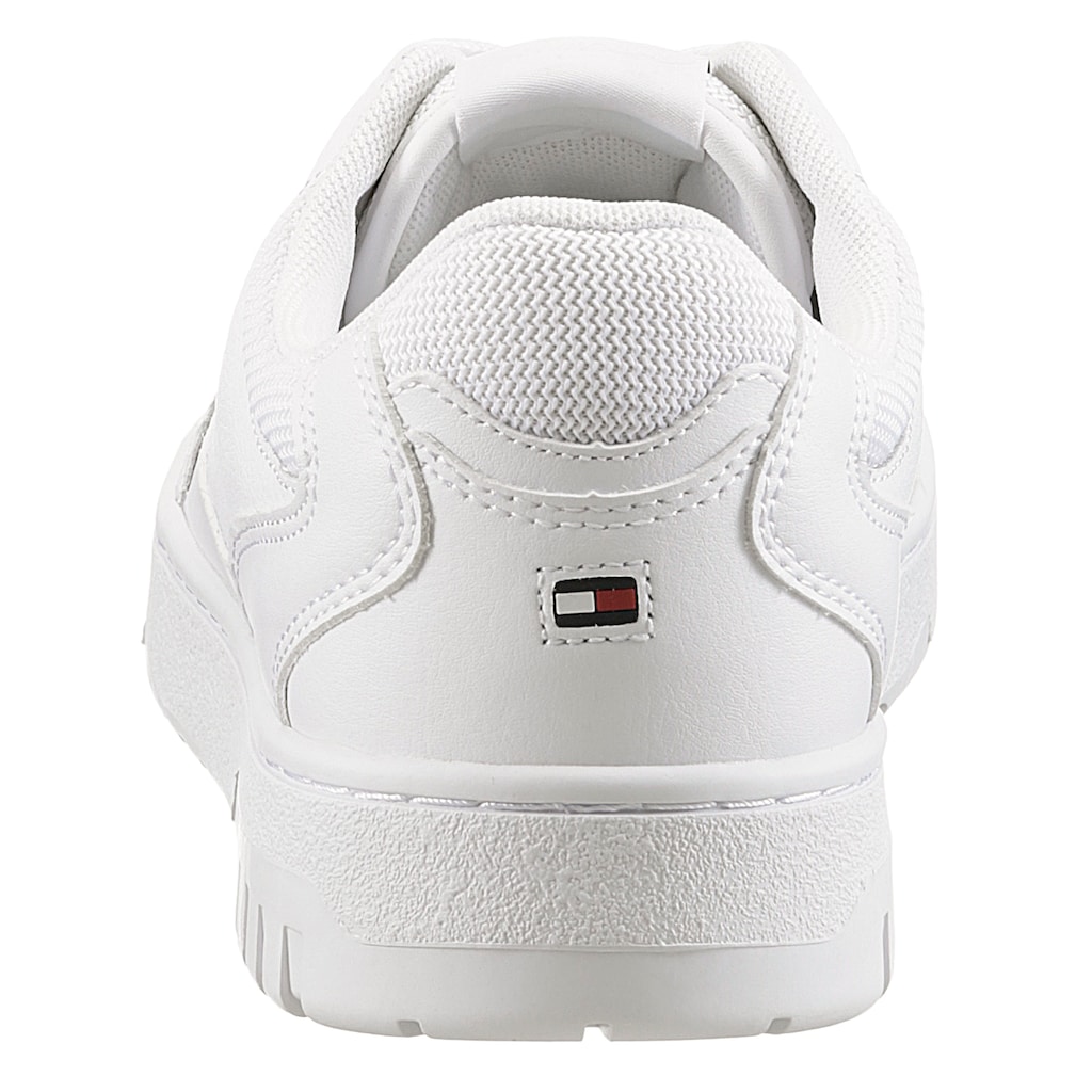 Tommy Hilfiger Sneaker »TH BASKET CORE LEATHER«, mit gepolstertem Schaftrand, Freizeitschuh, Halbschuh, Schnürschuh