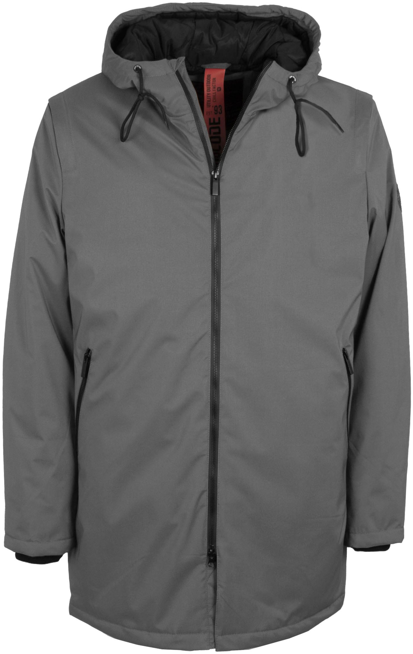 Indicode Langjacke »INChanto«, mit Kapuze