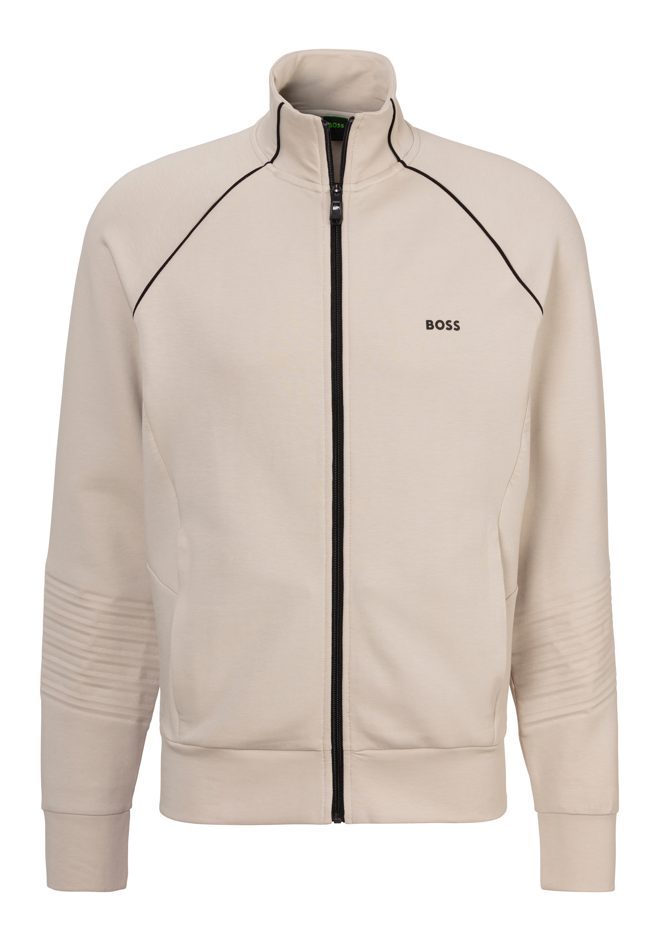 BOSS GREEN Sweatjacke »Skaz 1«, mit Markenlabel