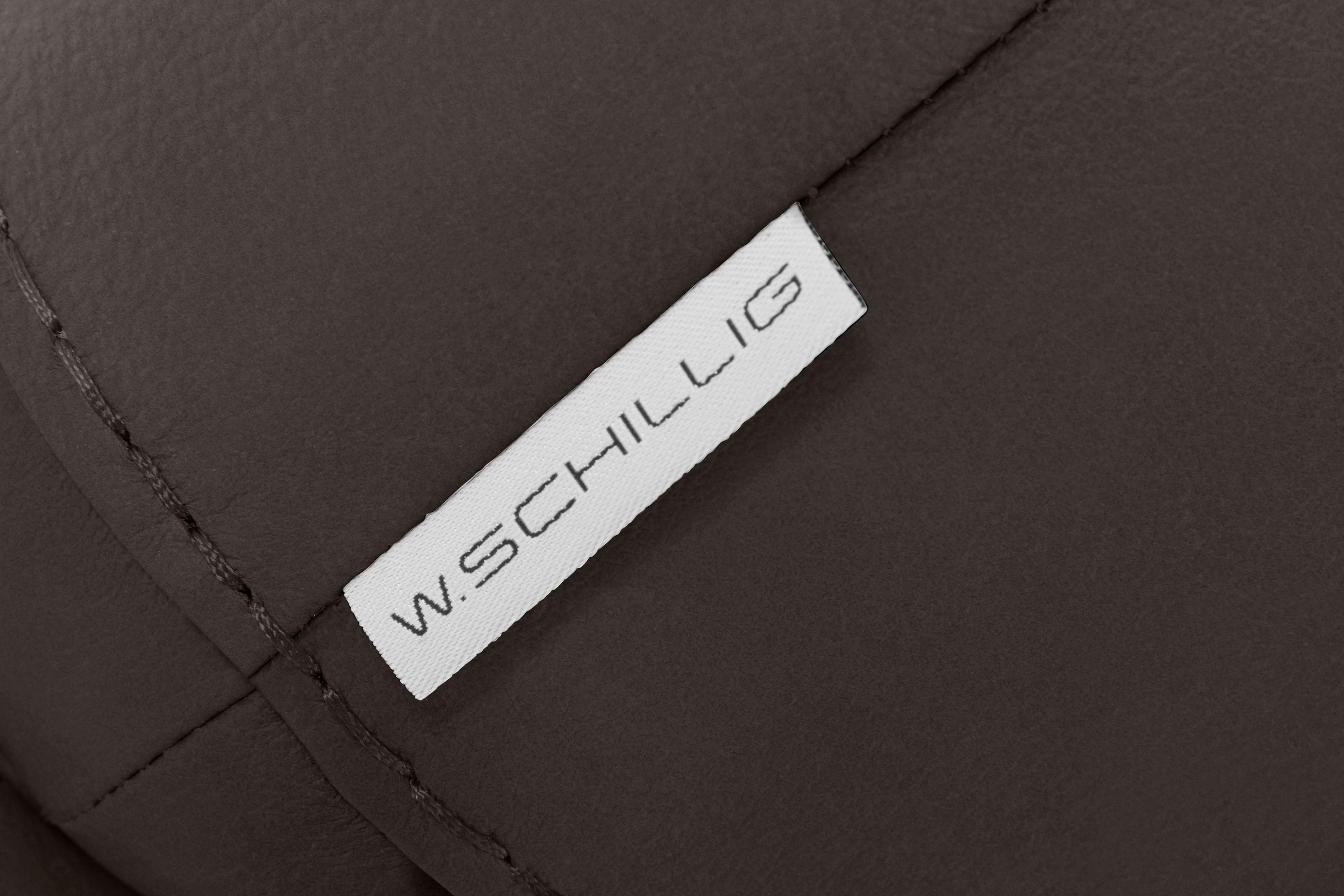 W.SCHILLIG Hocker »montanaa« mit Metallfüßen in Chrom glänzend, Breite 141 cm