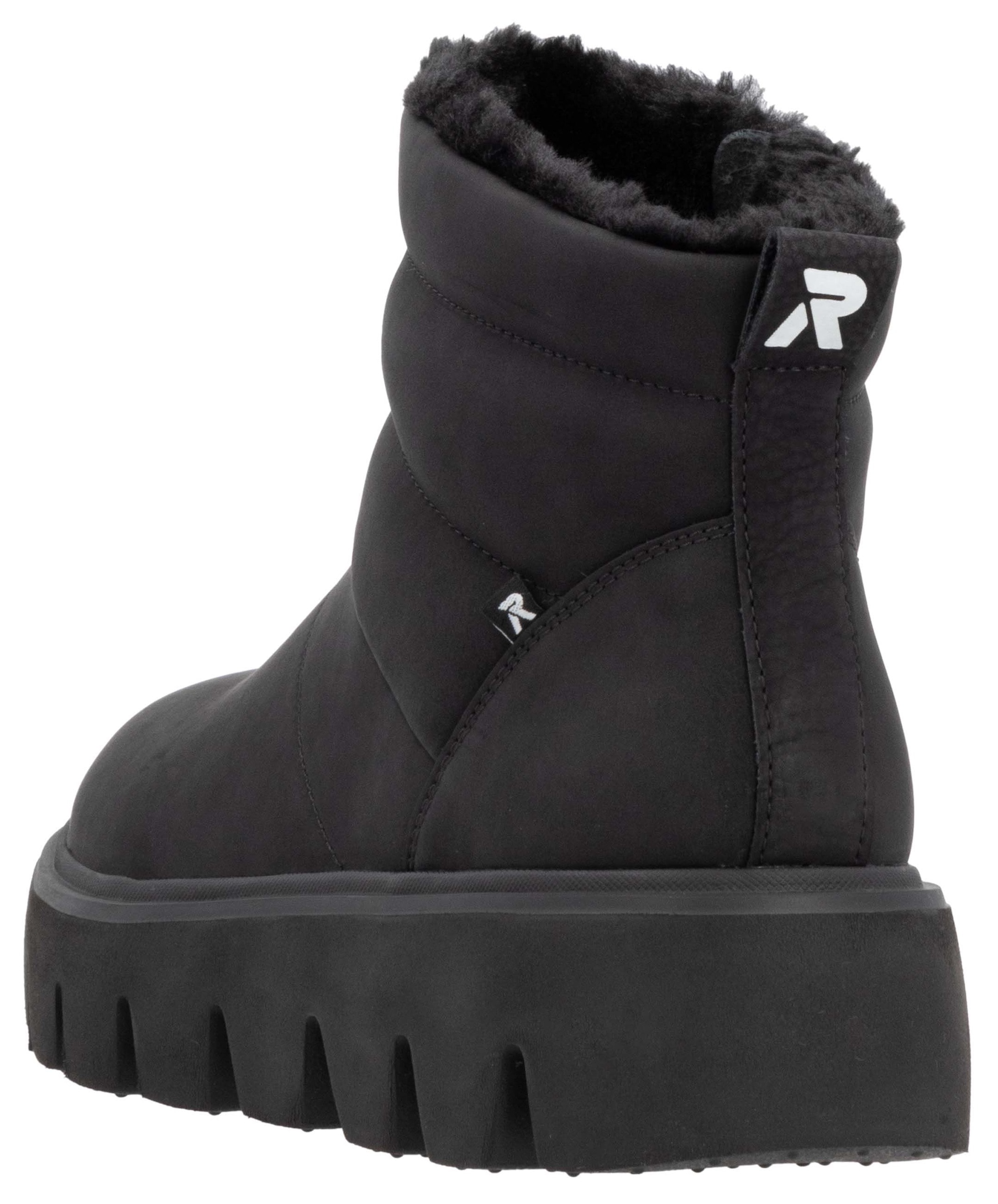 RIEKER Sport Winterboots, Schlupfboots, Stiefelette mit herausnehmbarer Soft-Einlage