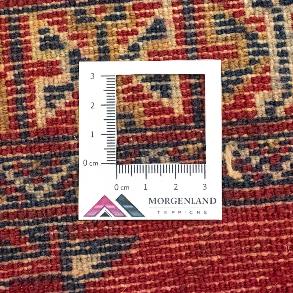 morgenland Wollteppich »Turkaman Teppich handgeknüpft braun«, rechteckig