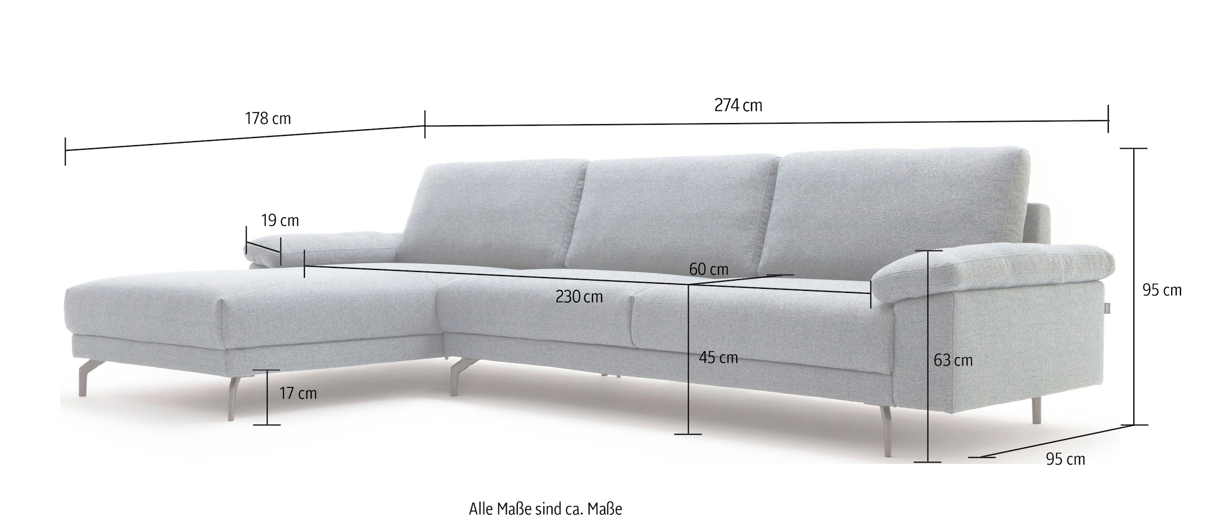 Creation BY ROLF BENZ Ecksofa »hs.450«