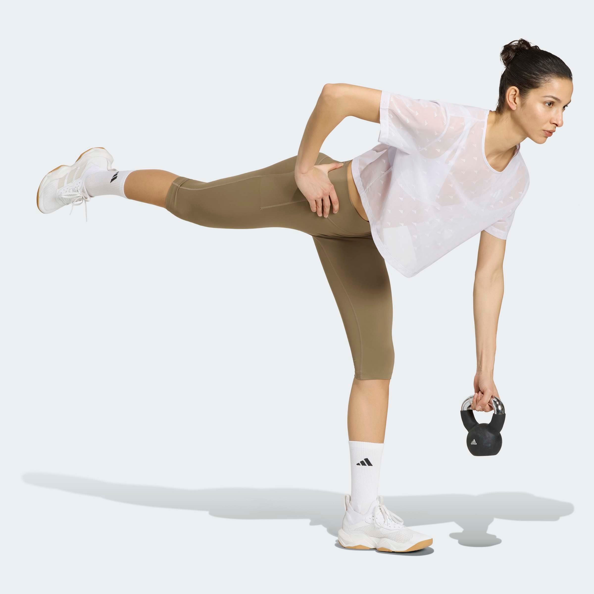 adidas Performance Trainingstights »OPTIME WORKOUT CONTOUR CAPRI-LEGGINGS«