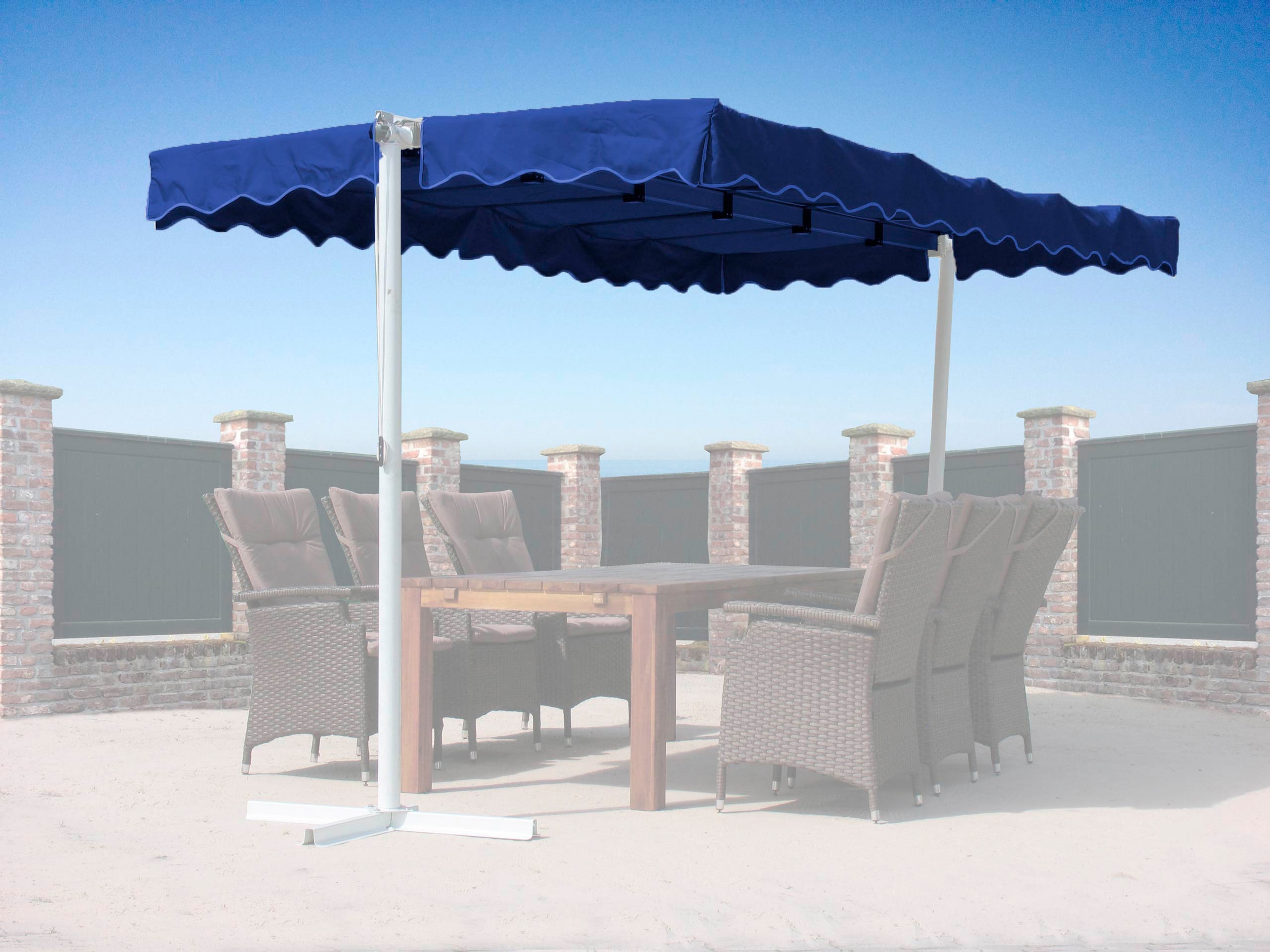 Quick Star Pavillon-Ersatzdach »Dubai«, für Terrassendach, 375x225 cm