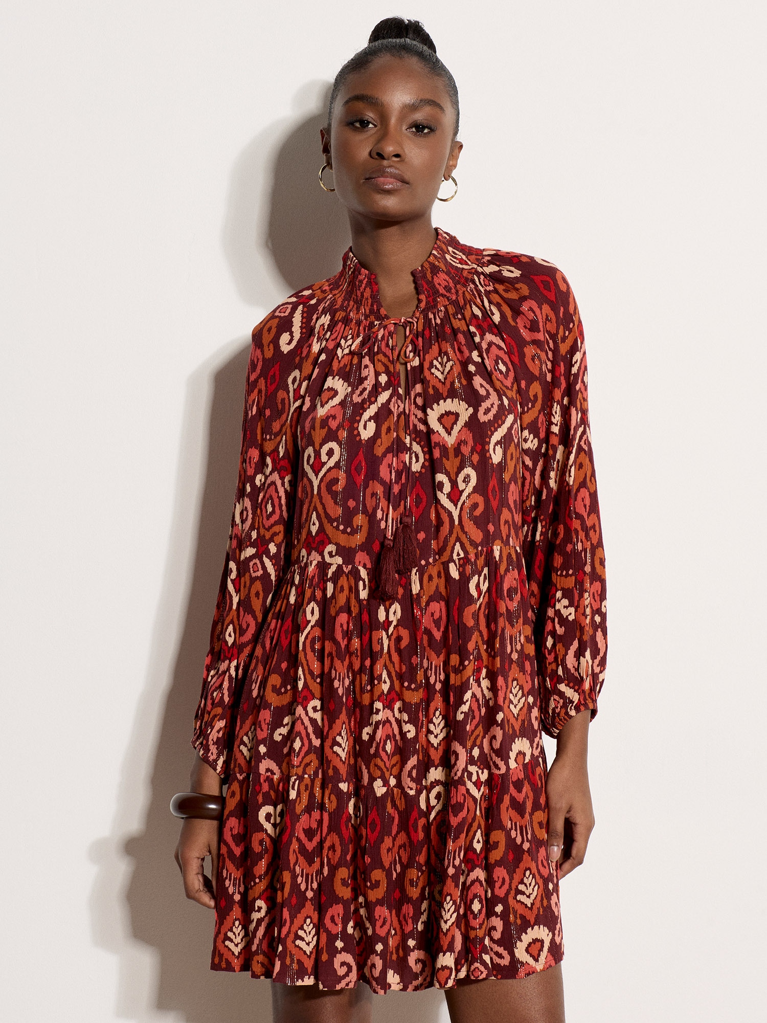 Apricot Midikleid »Midikleid« Rüschen
