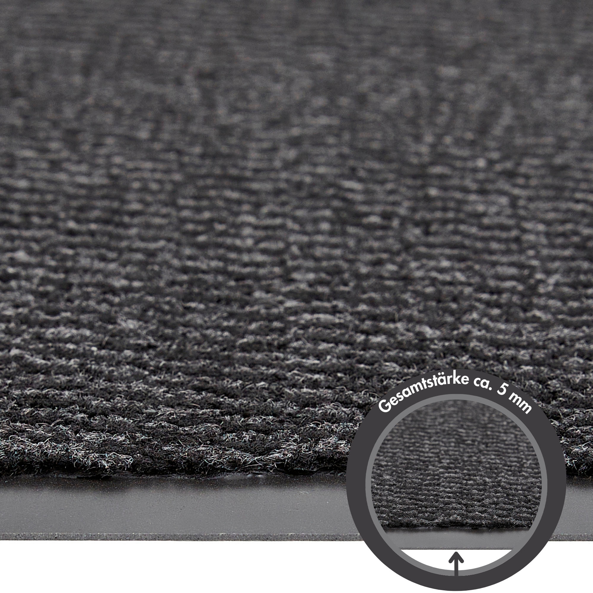 Andiamo Fußmatte »Easy, Made in Netherlands«, rechteckig, 5 mm Höhe, Schmutzfangmatte, rutschhemmend, Innen- und überdachten Außenbereich