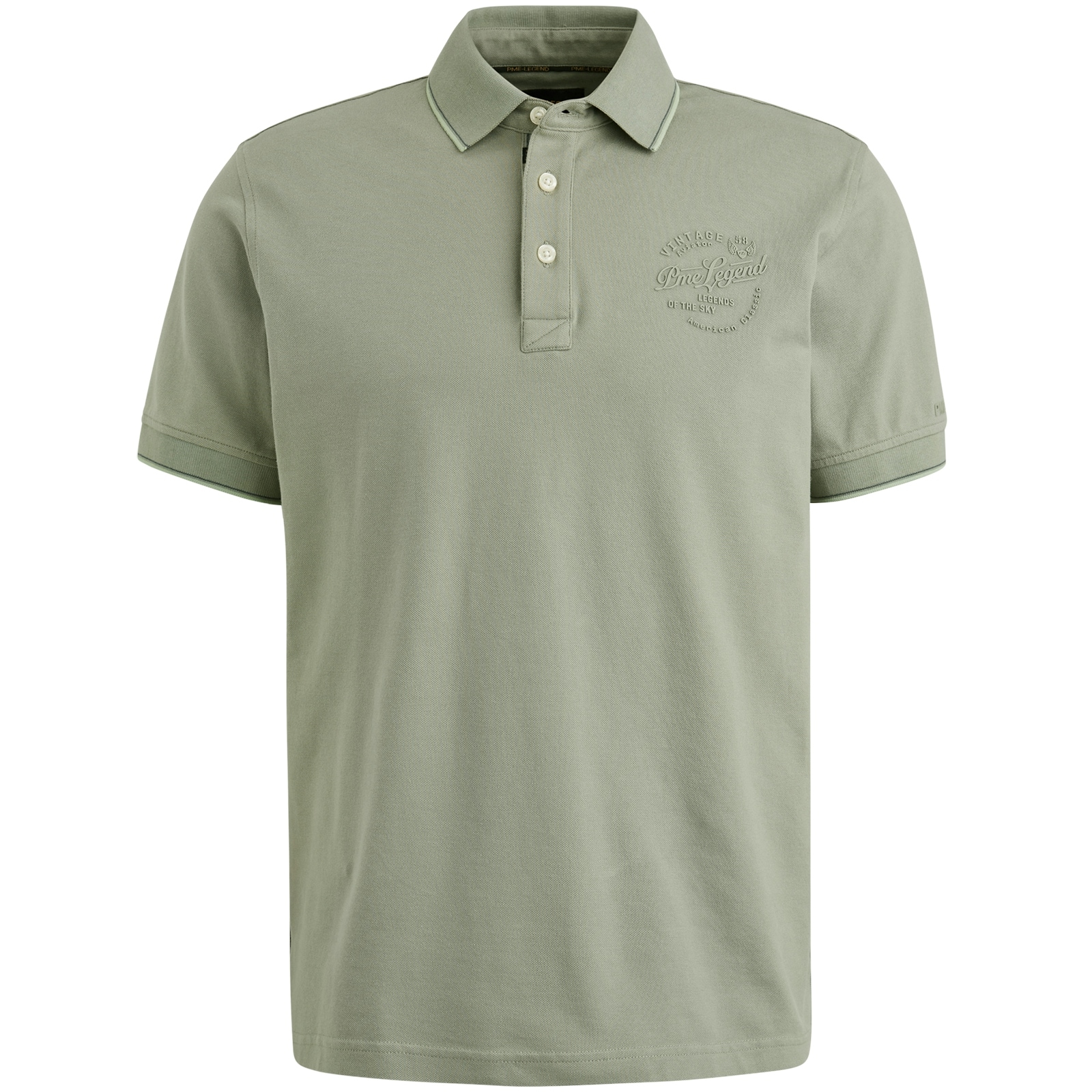 PME LEGEND Poloshirt »Short sleeve polo stretch pique package«, mit Schriftzug