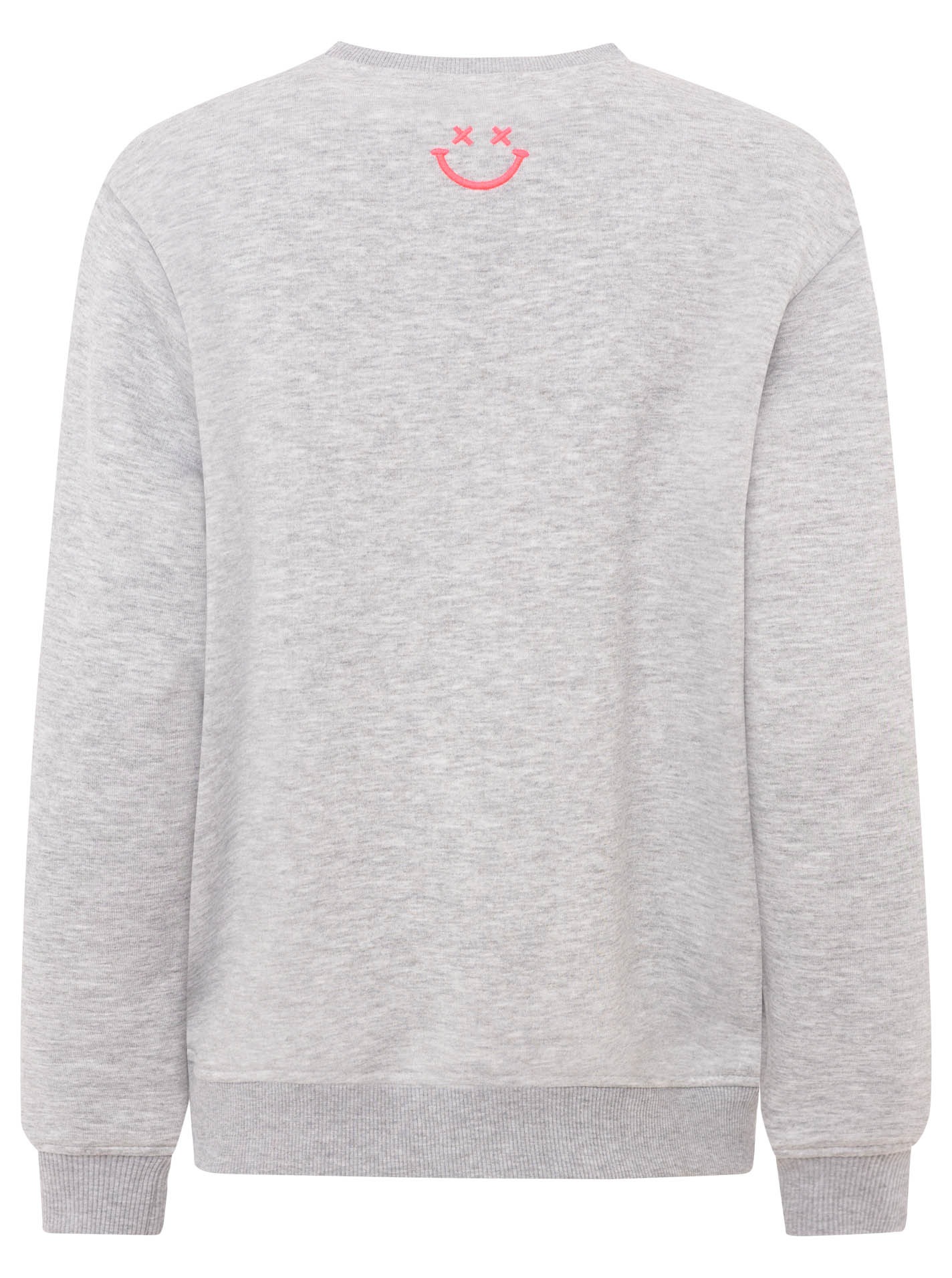 Zwillingsherz Hoodie »"Smile Smile Smile"«, Rundhals, Stickerei in Neon, fröhliche Botschaft
