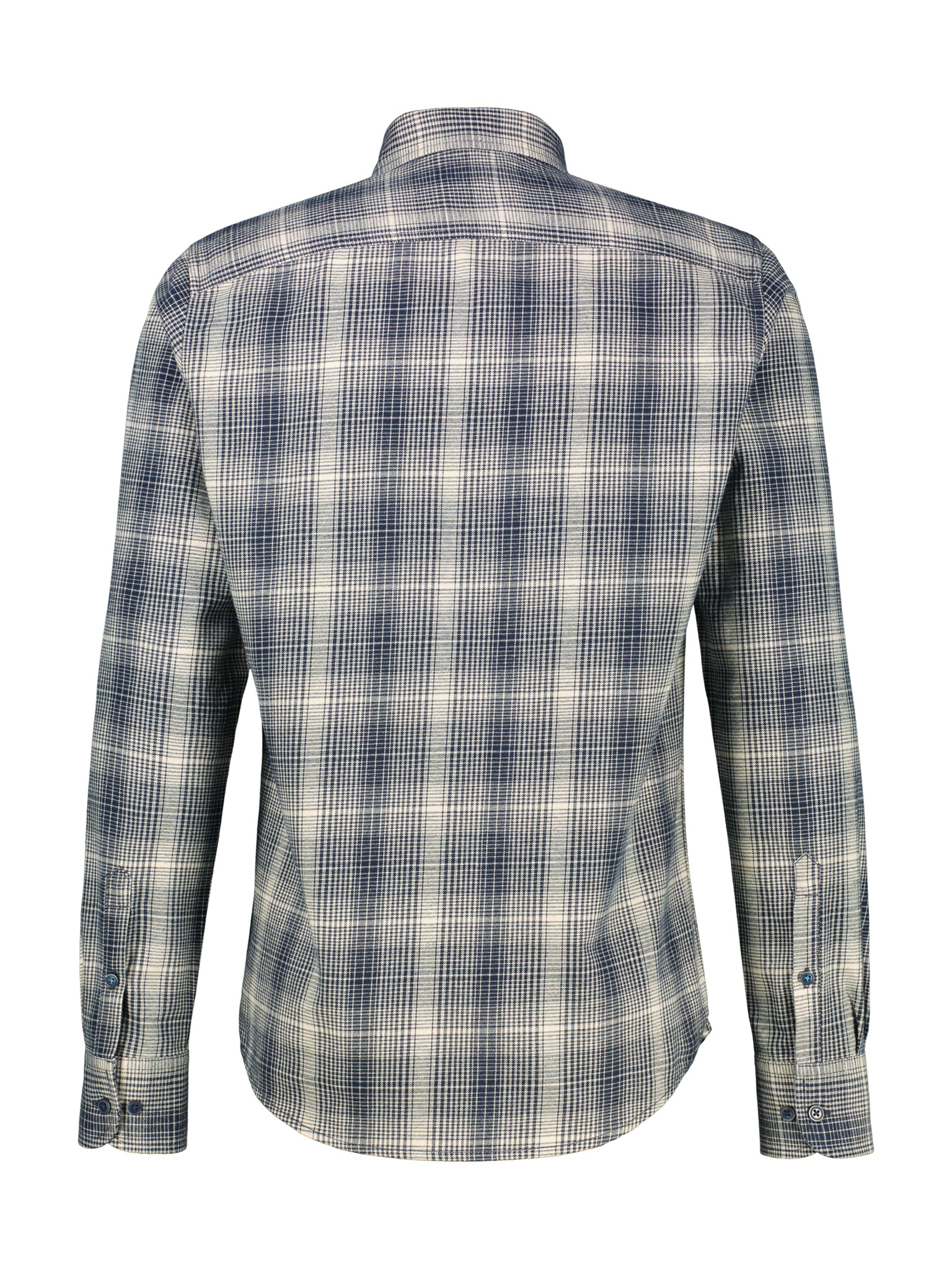 LERROS Karohemd mit Logo Stickerei