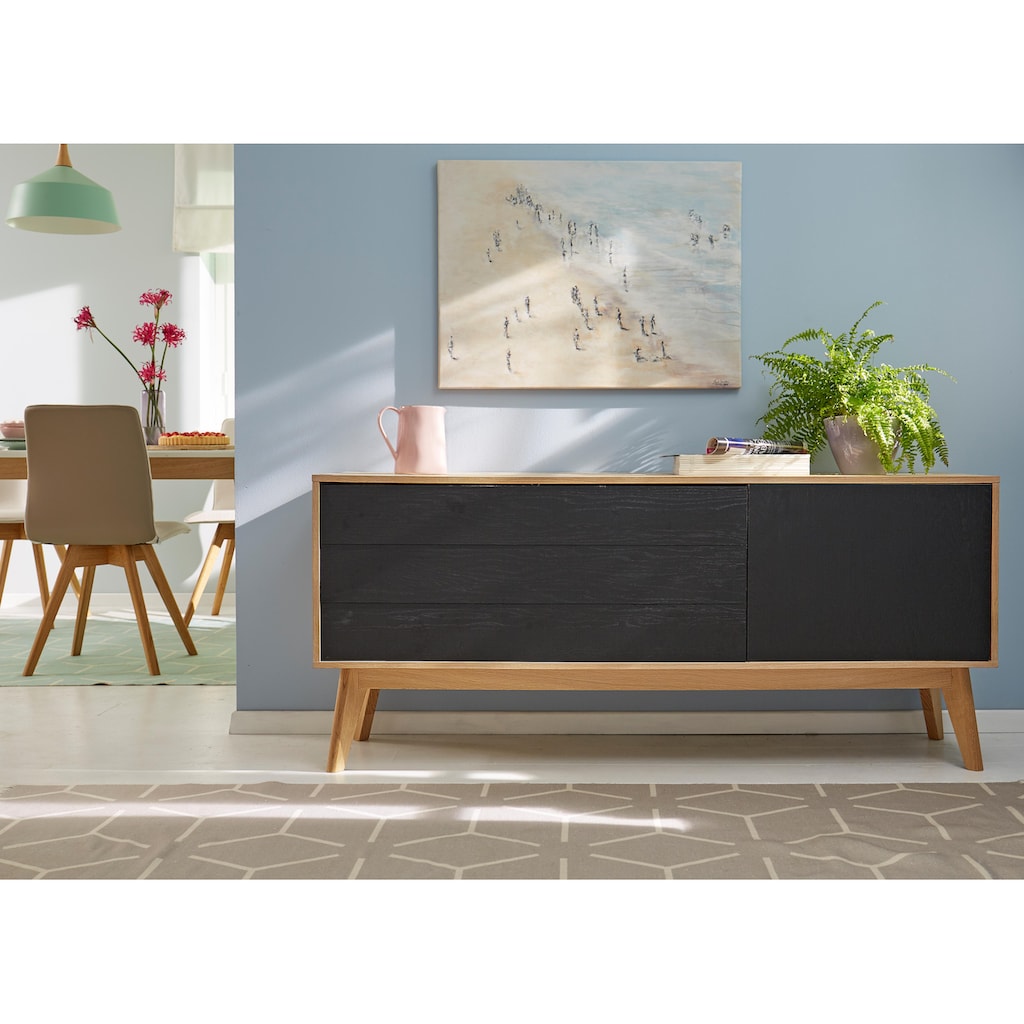 Guido Maria Kretschmer Home&Living Sideboard »Calluna«, im trendigen, skandinavischen Design, Breite 160 cm