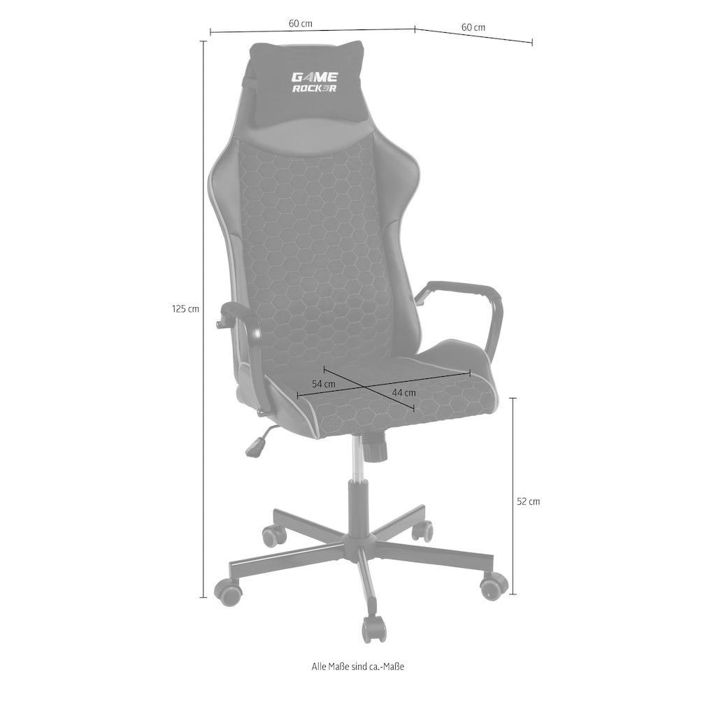 Duo Collection Gaming-Stuhl »Game-Rocker S-10«, Microfaser-Kunstleder