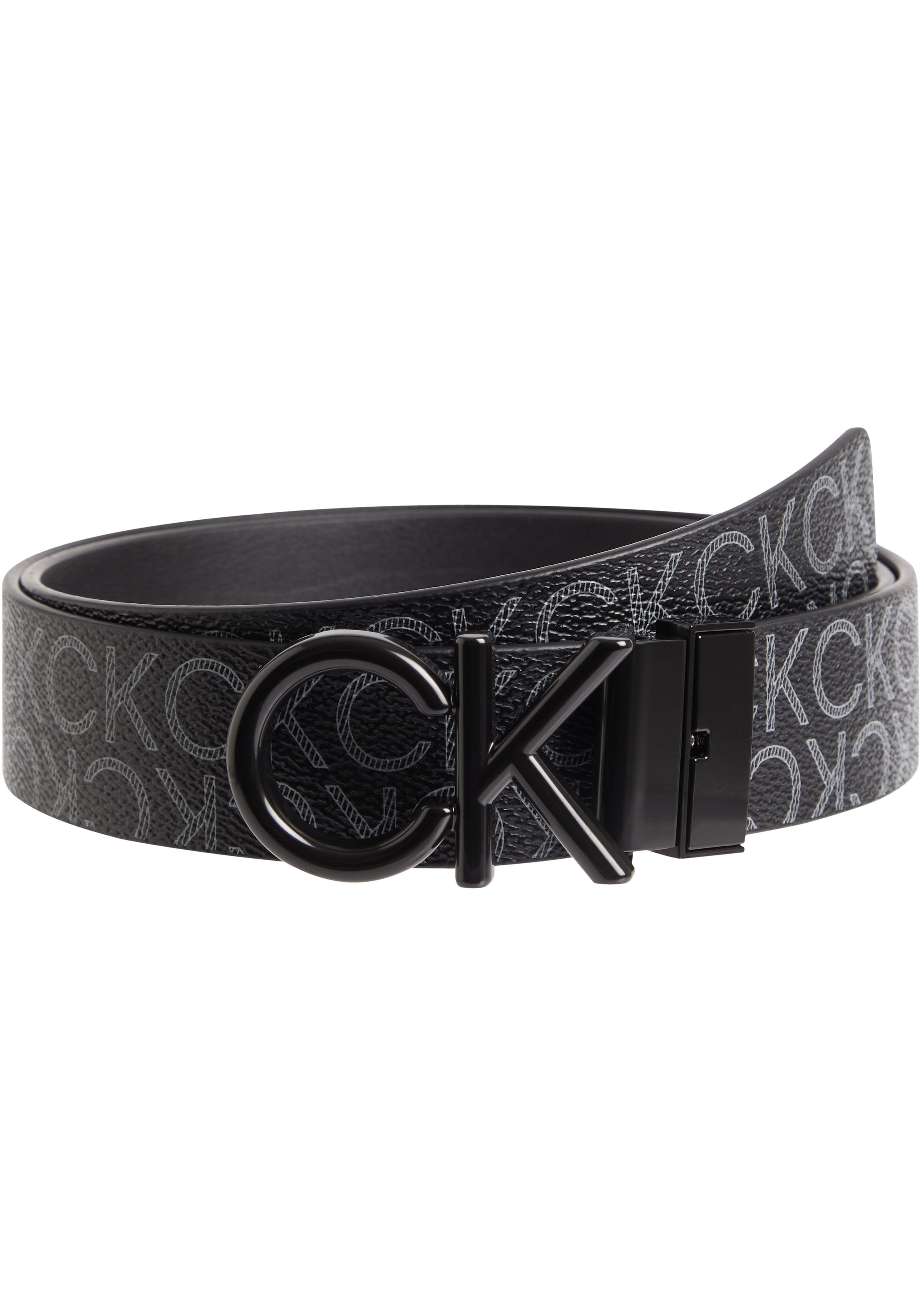 Calvin Klein Wendegürtel »ADJ/REV CK METAL BOMBE MONO 35MM«, mit Logoschnalle