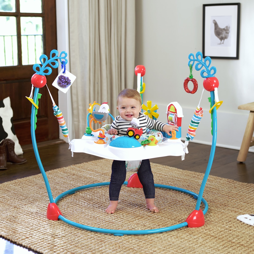 Baby Einstein Spielcenter »Farm Explorers Jump & Learn Barnyard« mit über 60 Melodien und Geräuschen