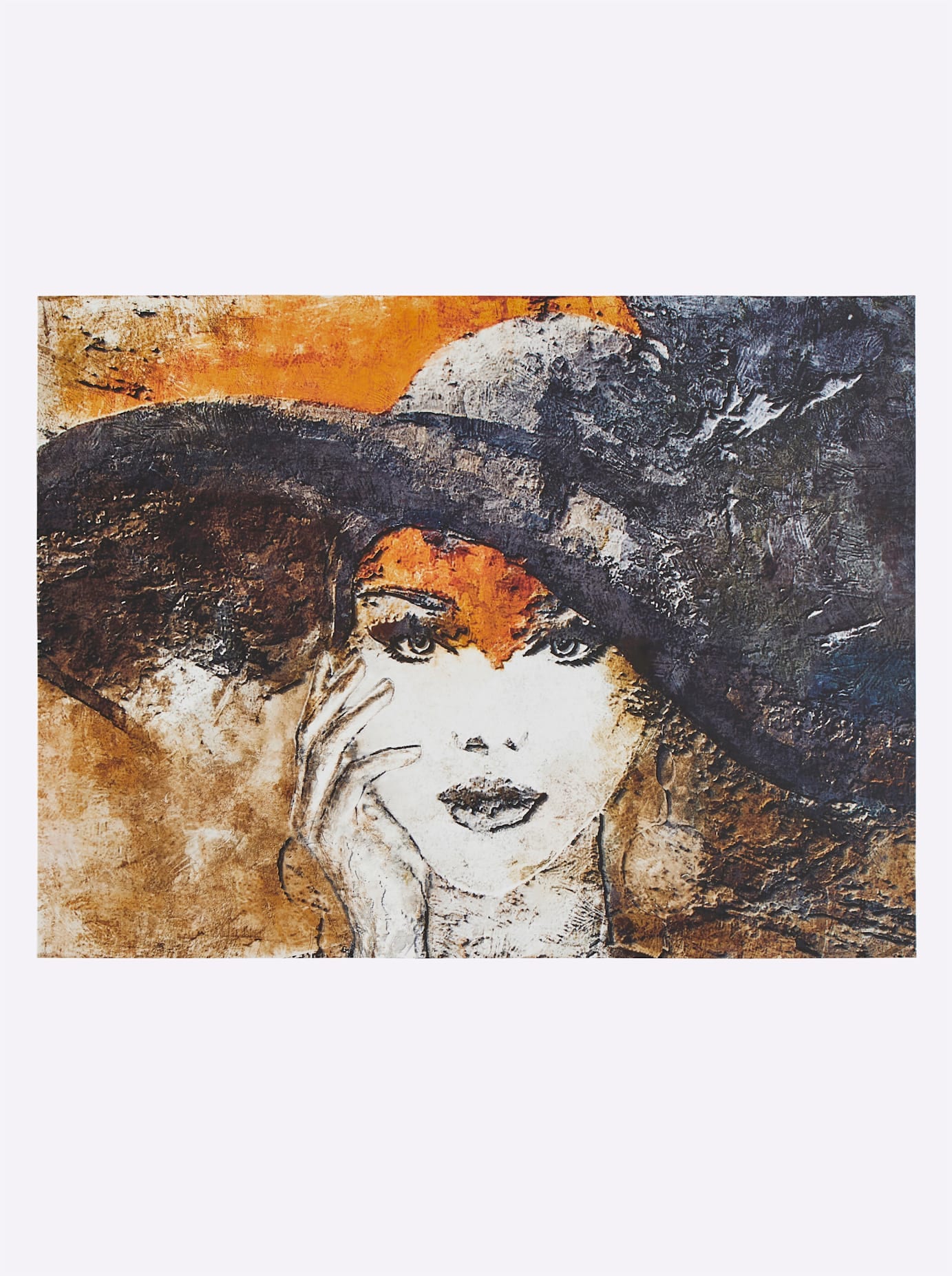 Heine Home Bild in orange, Größe B/H/T: 100,5 cm x 75 cm x 3,5 cm