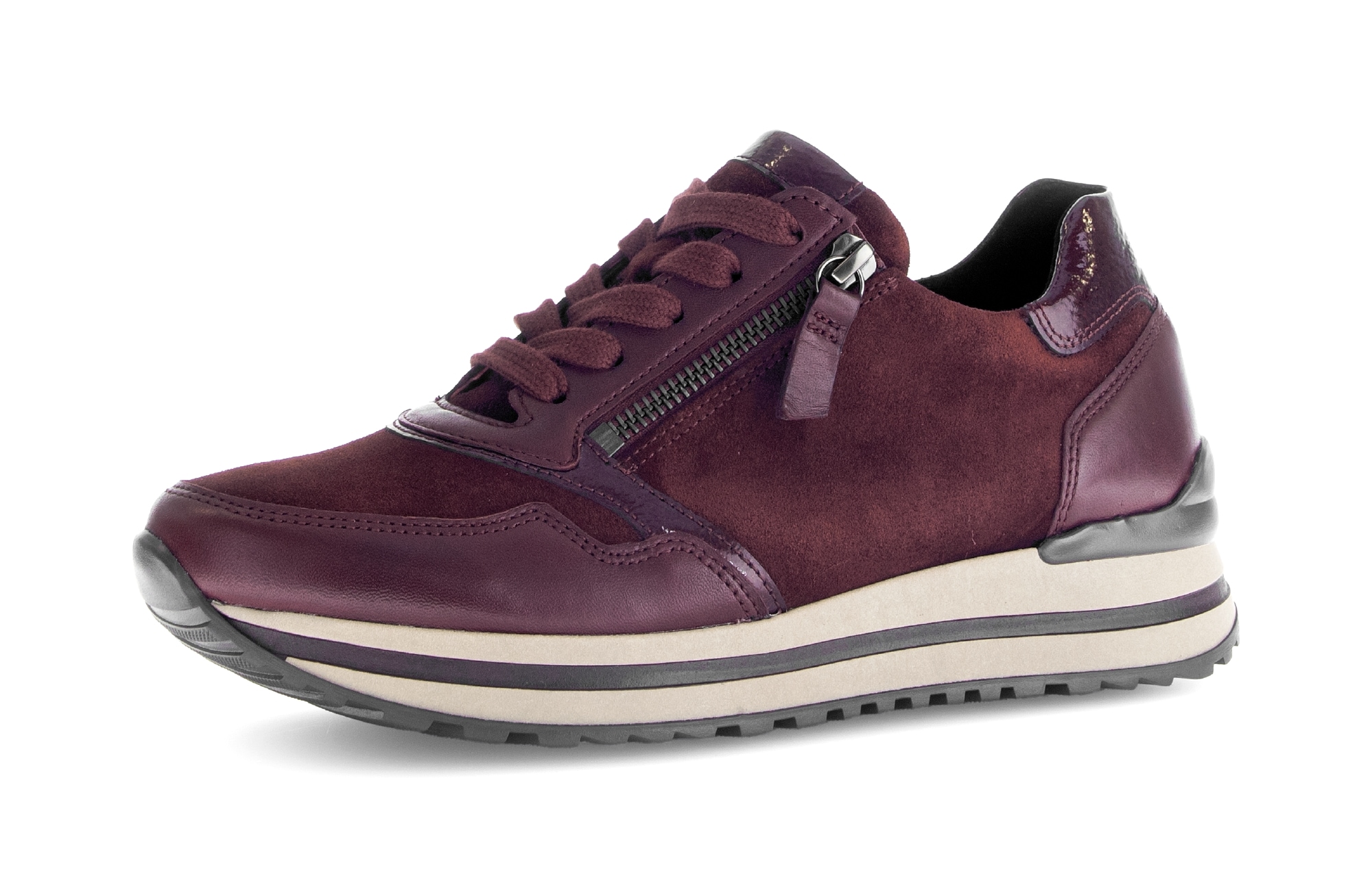 Gabor Plateausneaker »TIURIN«  , Schnürschuh, Halbschuh, Komfortschuh Weite H (= sehr weit)