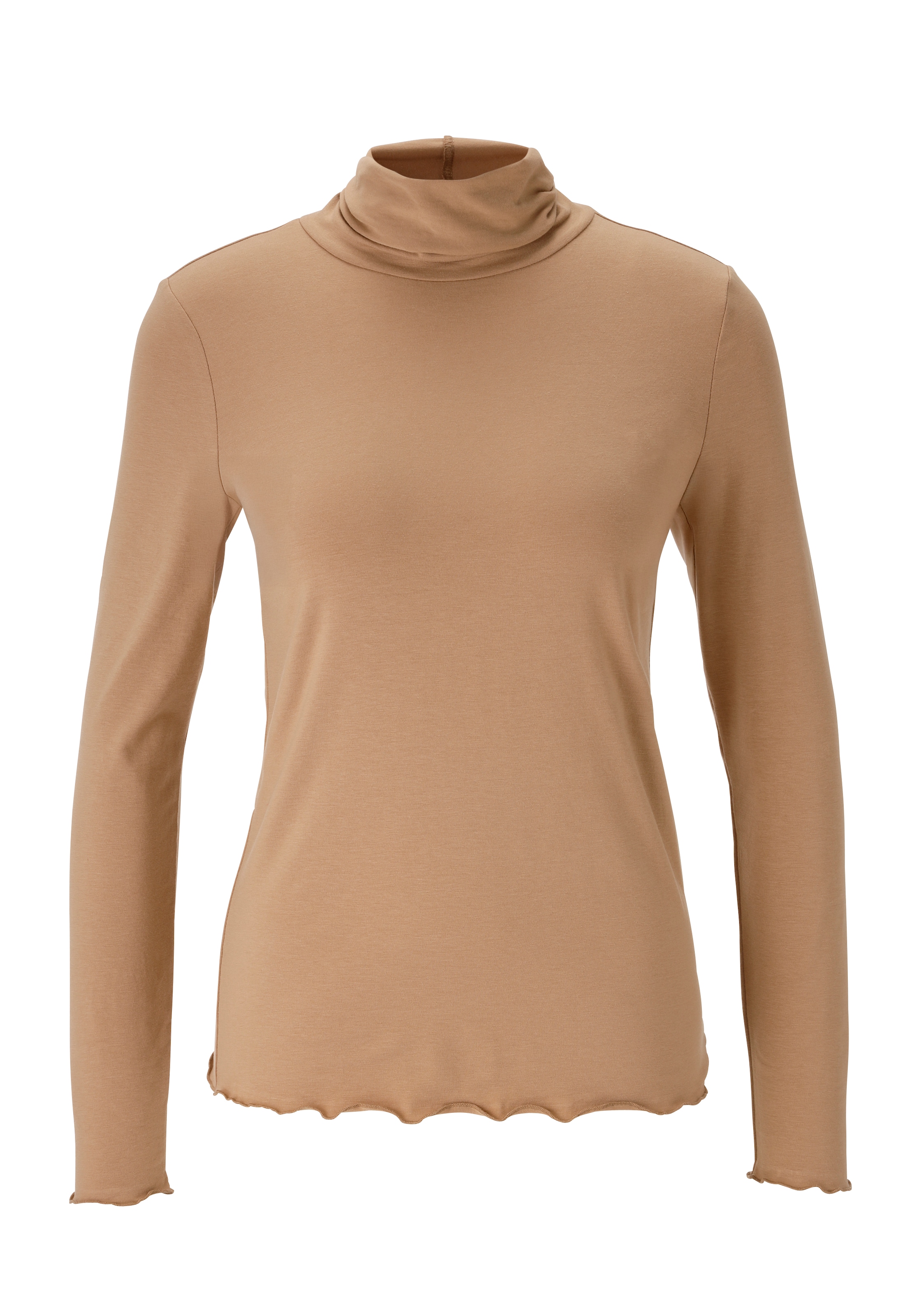 Aniston CASUAL Rollkragenshirt, mit gewellten Abschlüssen - NEUE KOLLEKTION