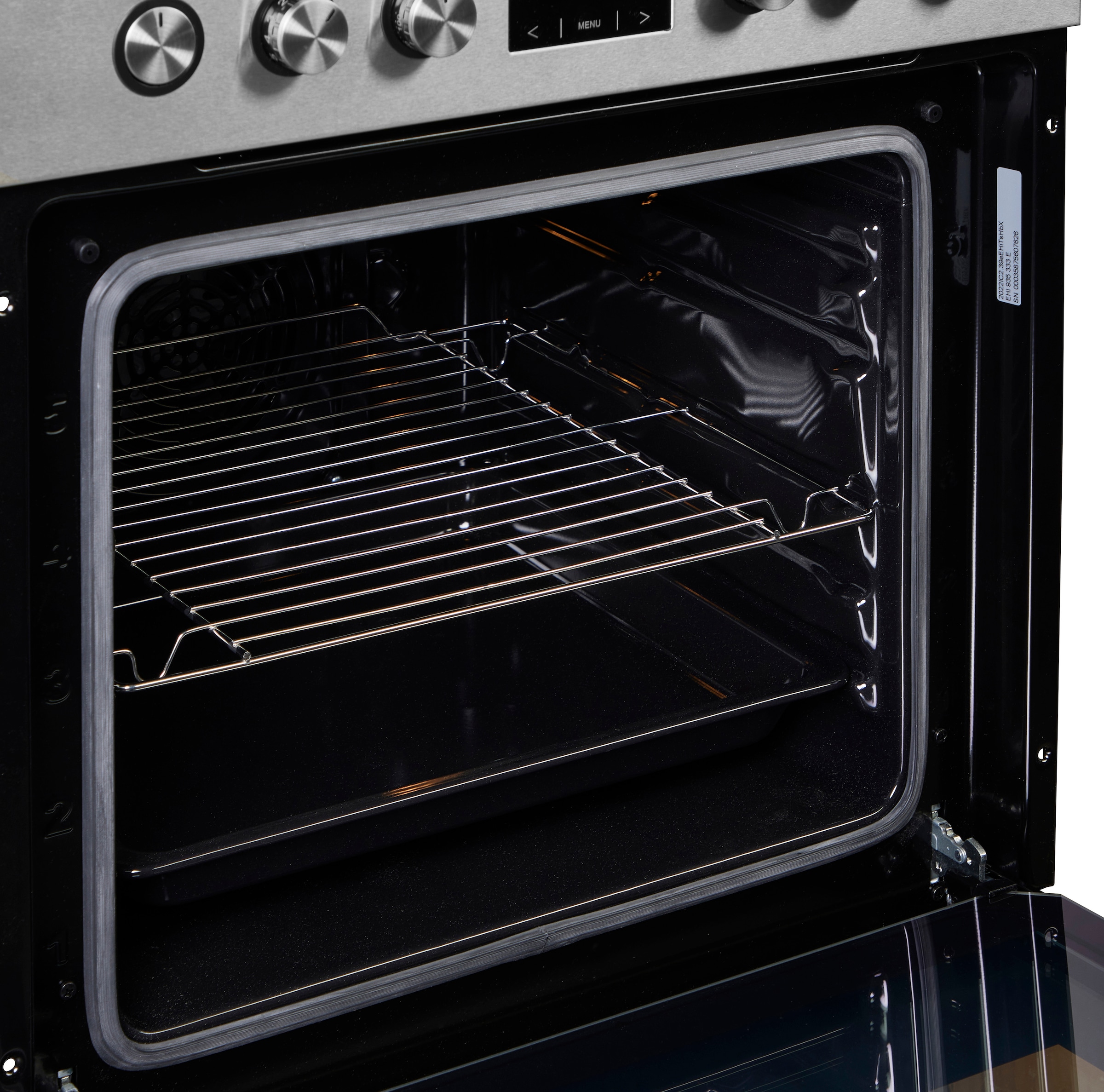 Amica Induktions Herd-Set »EHI 935 333 E« Steam Clean Backofen;Induktionskochfeld, 1 Stk. tlg. Alles im Griff: Timer, klare Sicht, schnell sauber