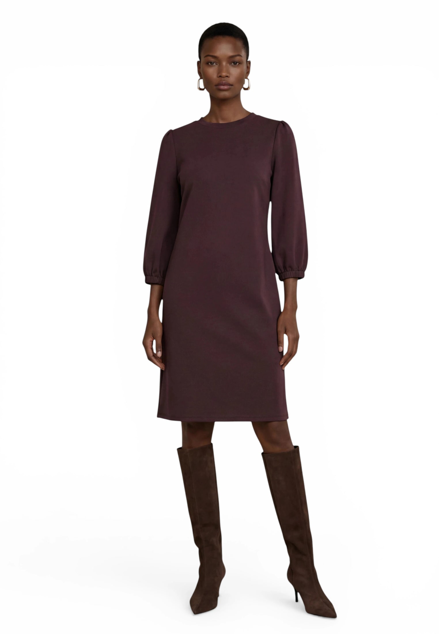 Zero Sweatkleid »Sweatkleid mit 3/4 Arm«